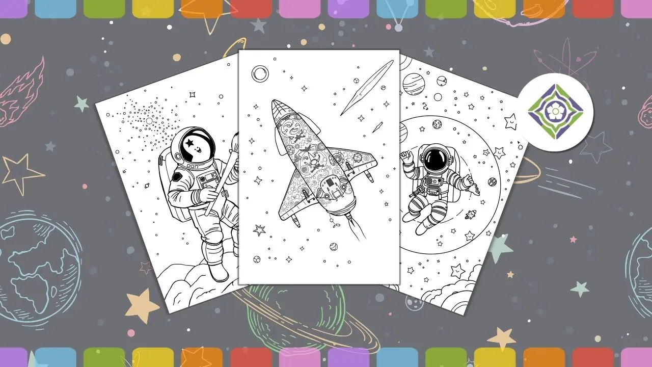 Space Coloring Pages
