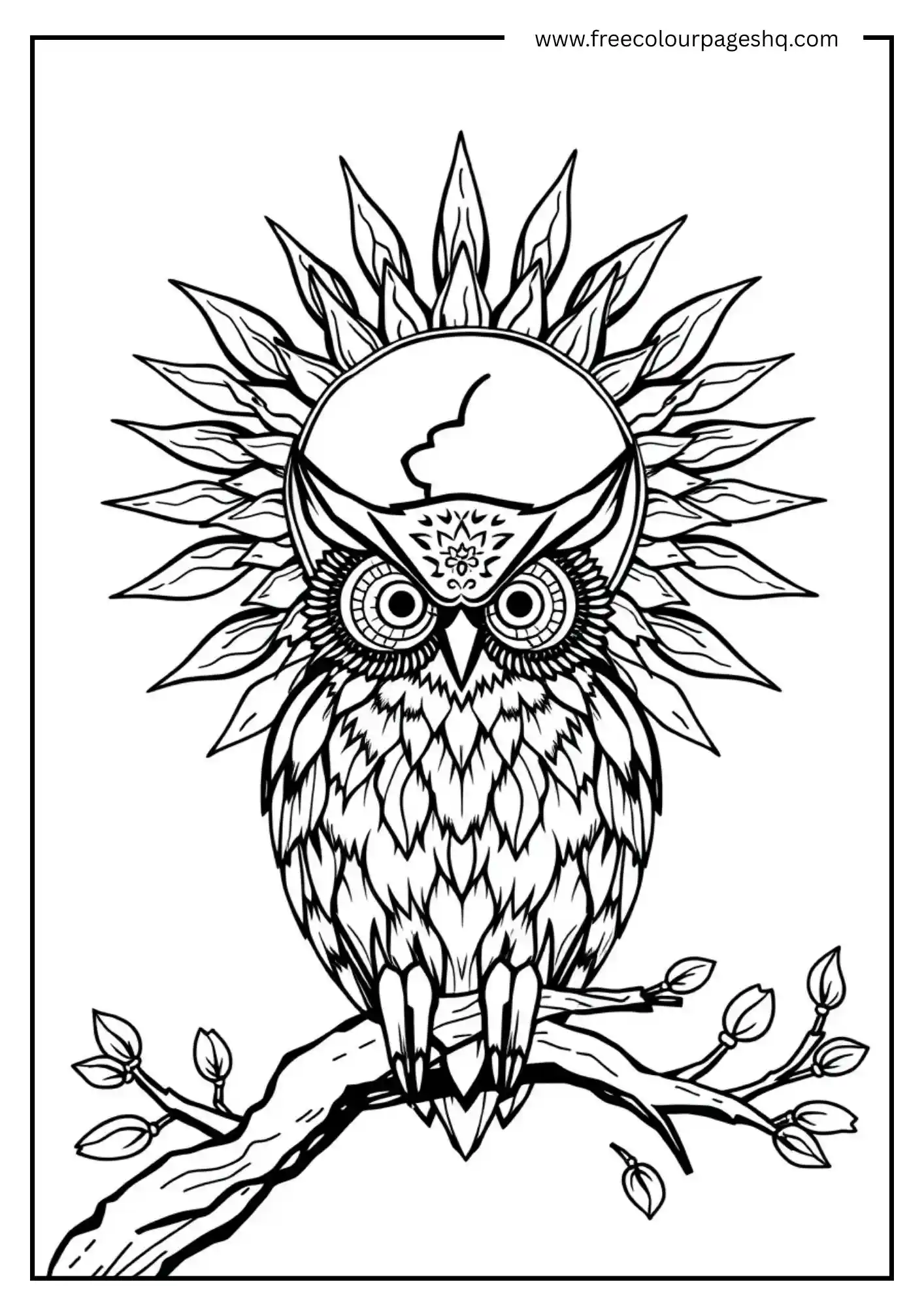 Sun Moon Owl