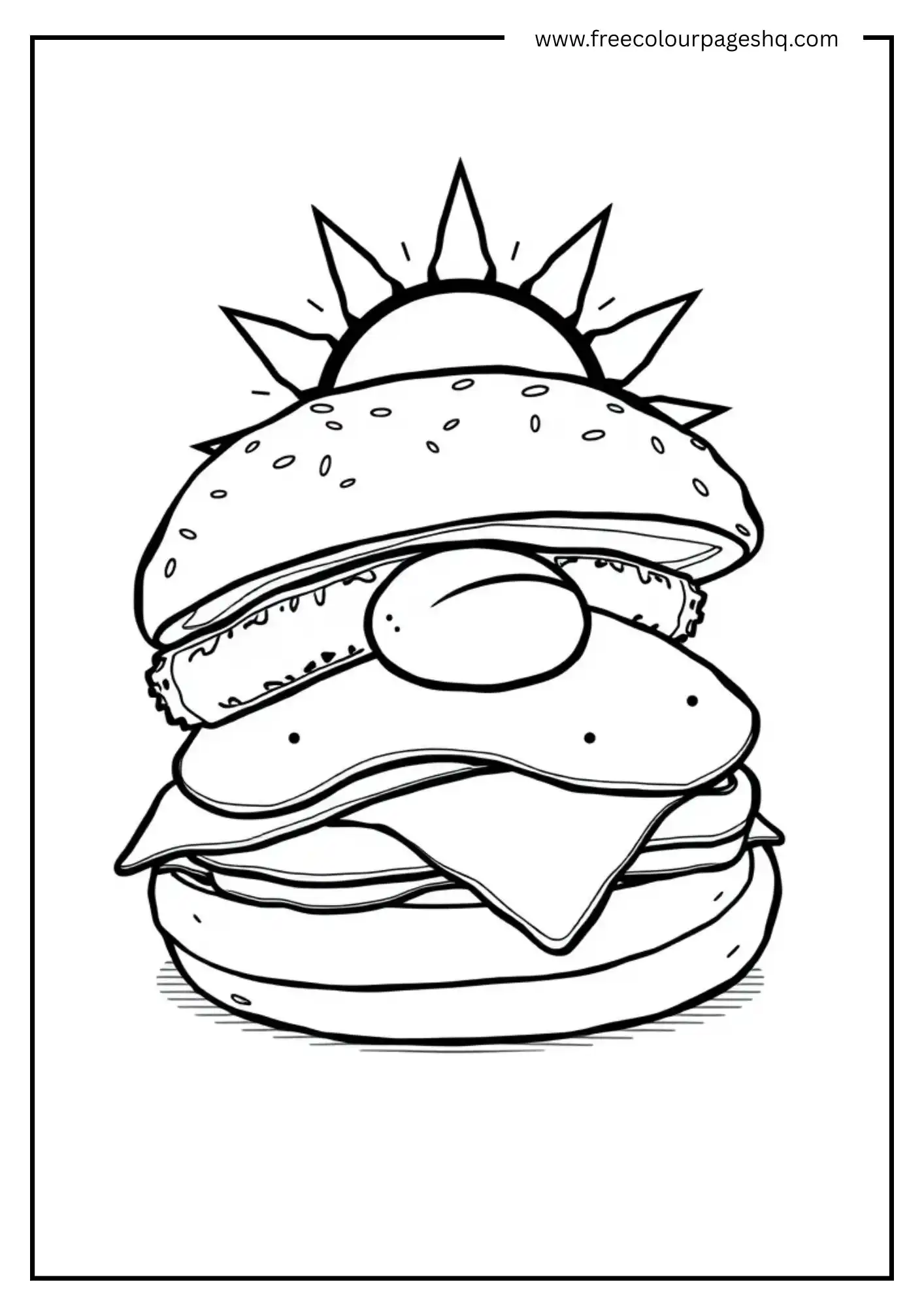 Sunny Burger Stack