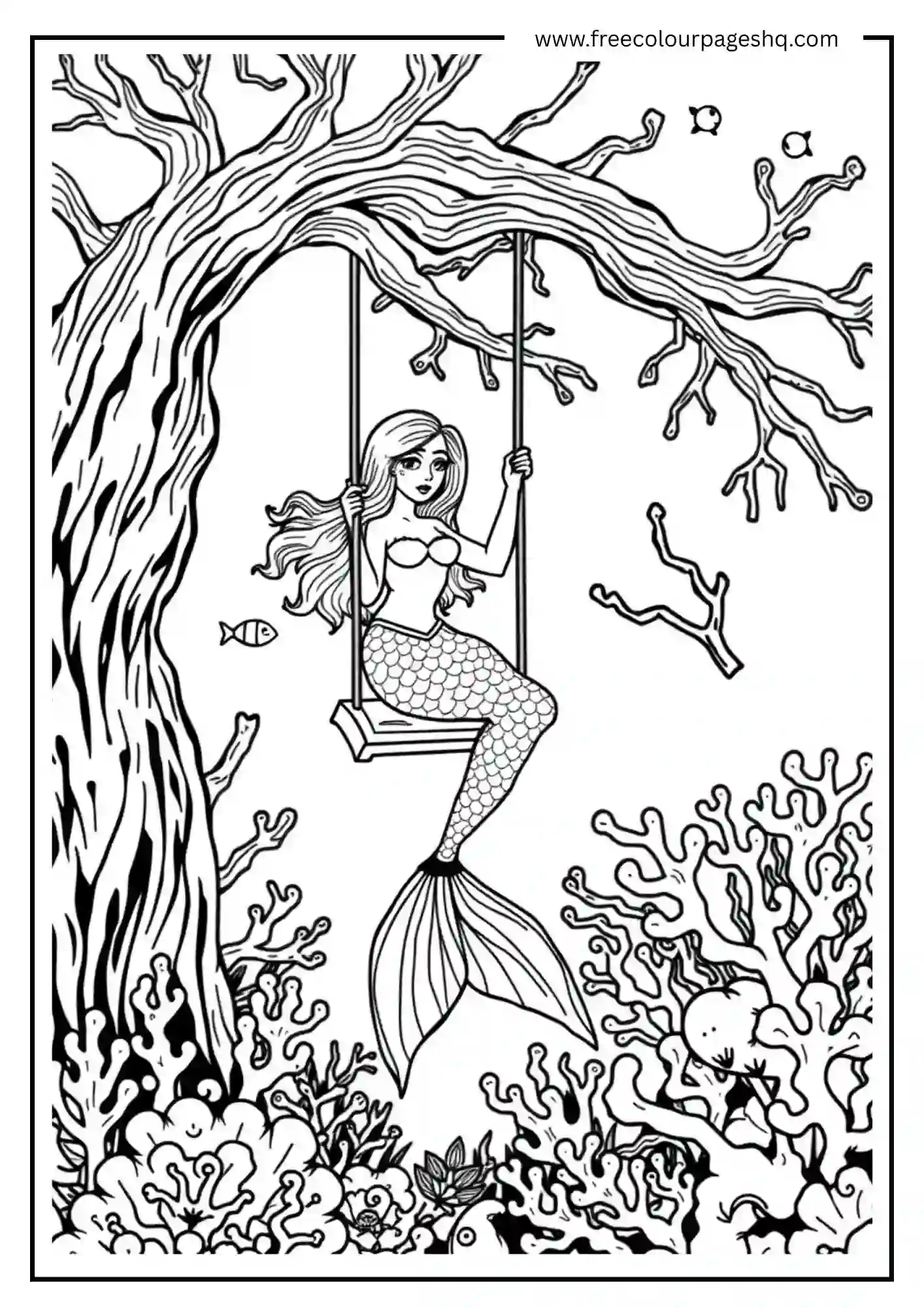 Swinging Mermaid Fun