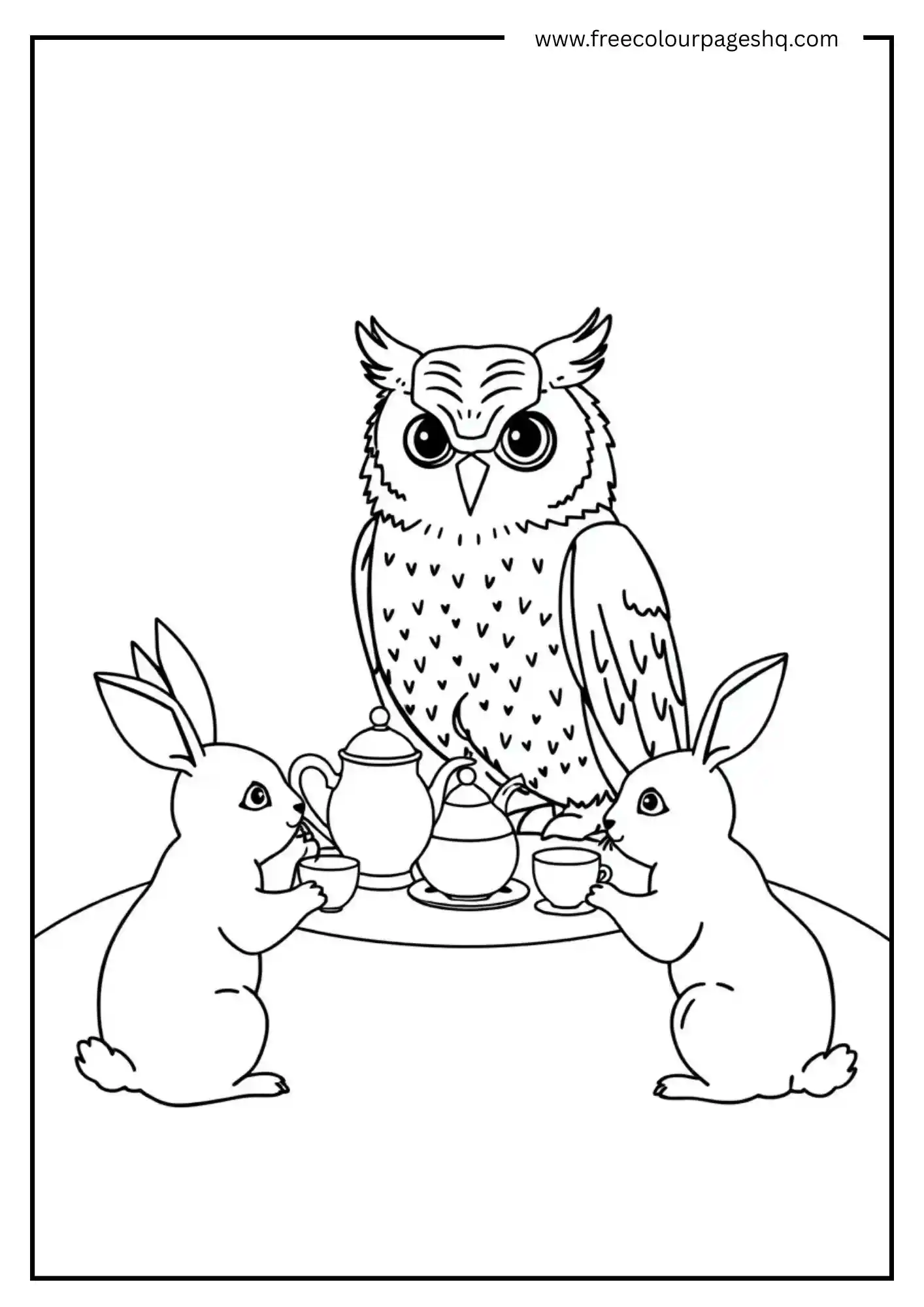 Tea Party Owl