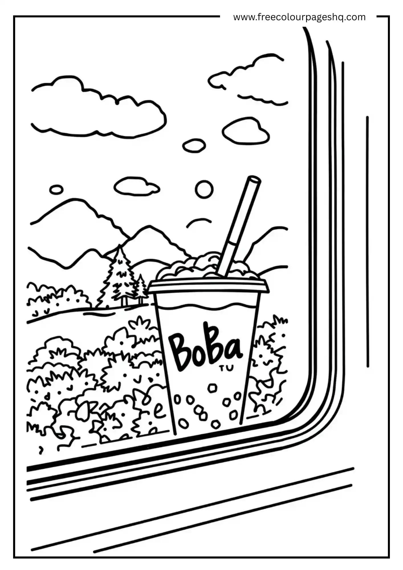 Train Journey Boba