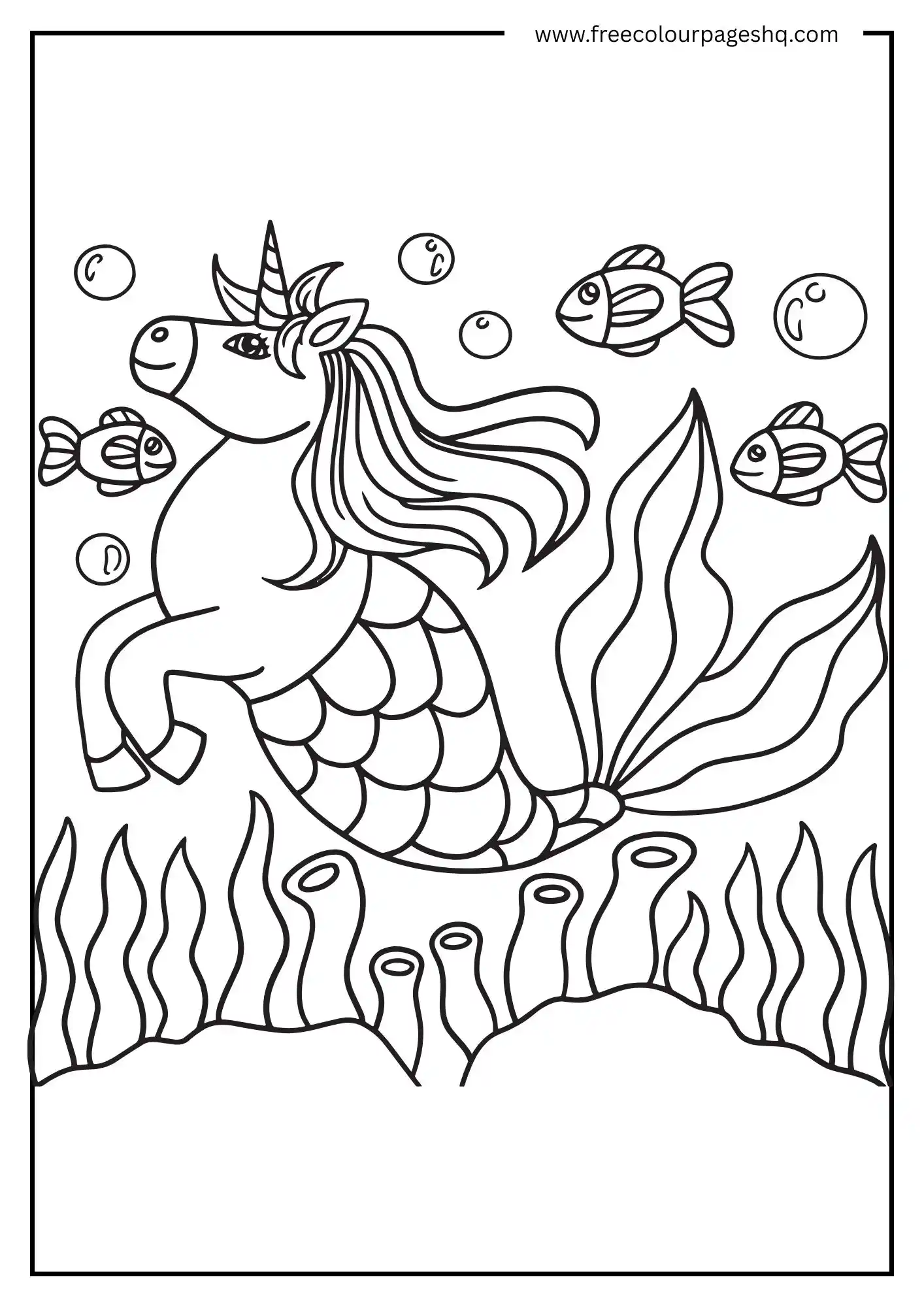 Unicorn Under the Sea