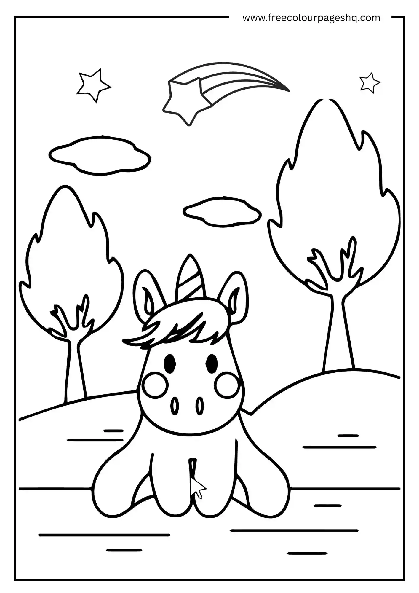Unicorn in a Field
