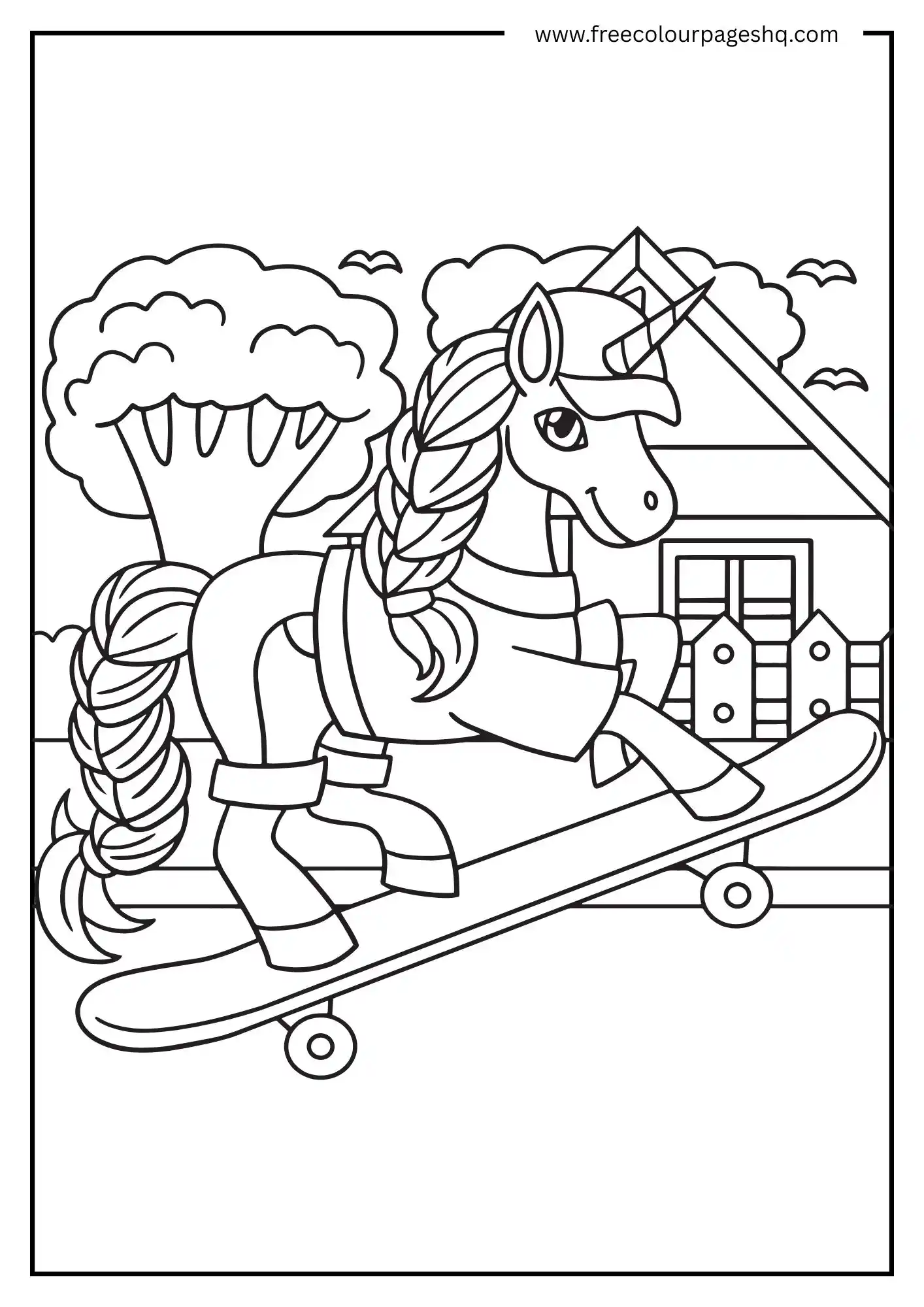 Unicorn on Wheels