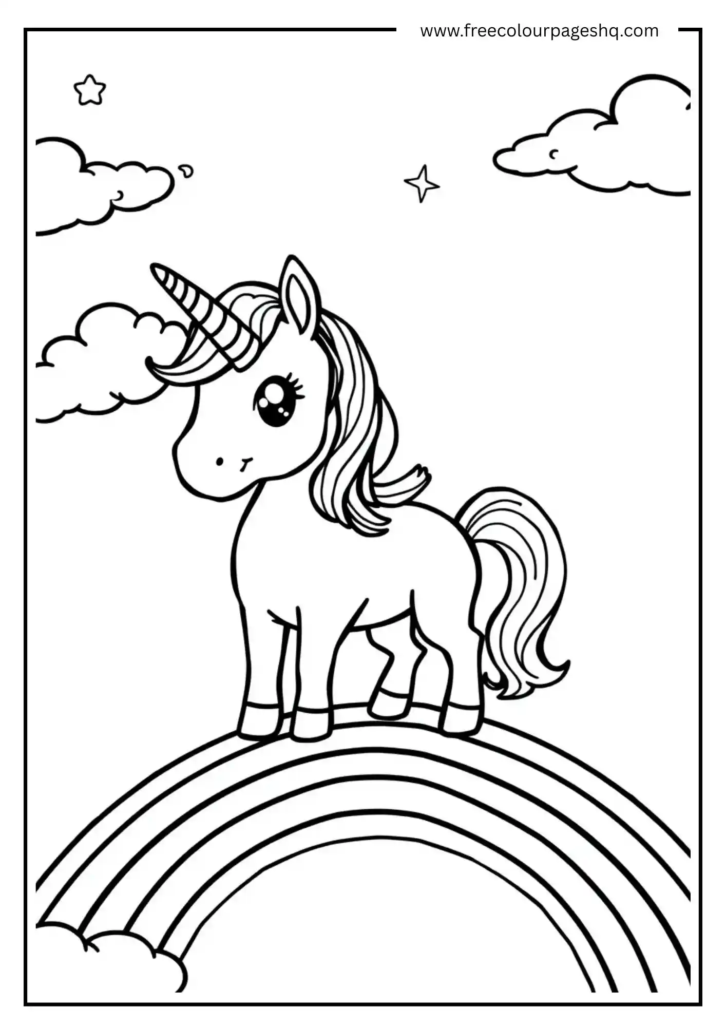 Unicorn on a Rainbow