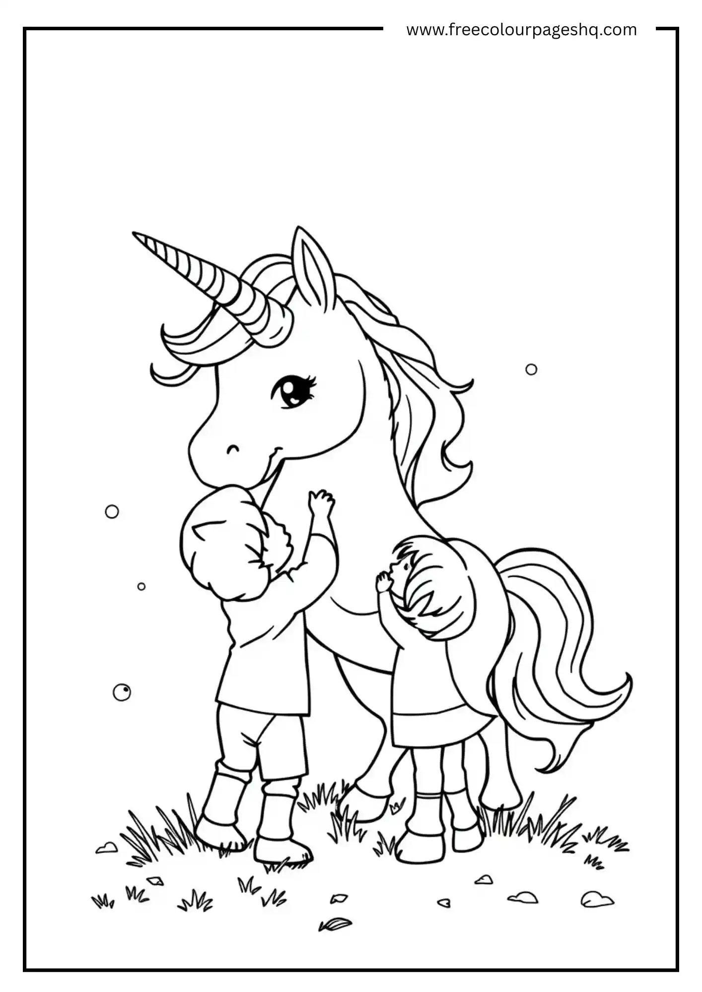 Unicorn with Kids
