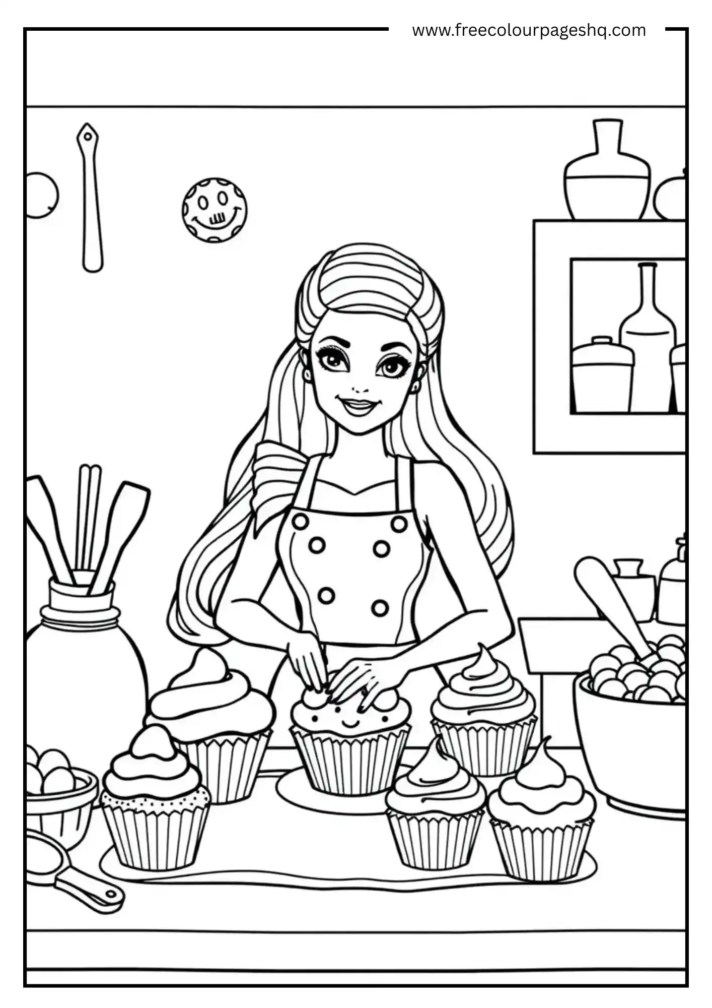Yummy Cake with Barbie
