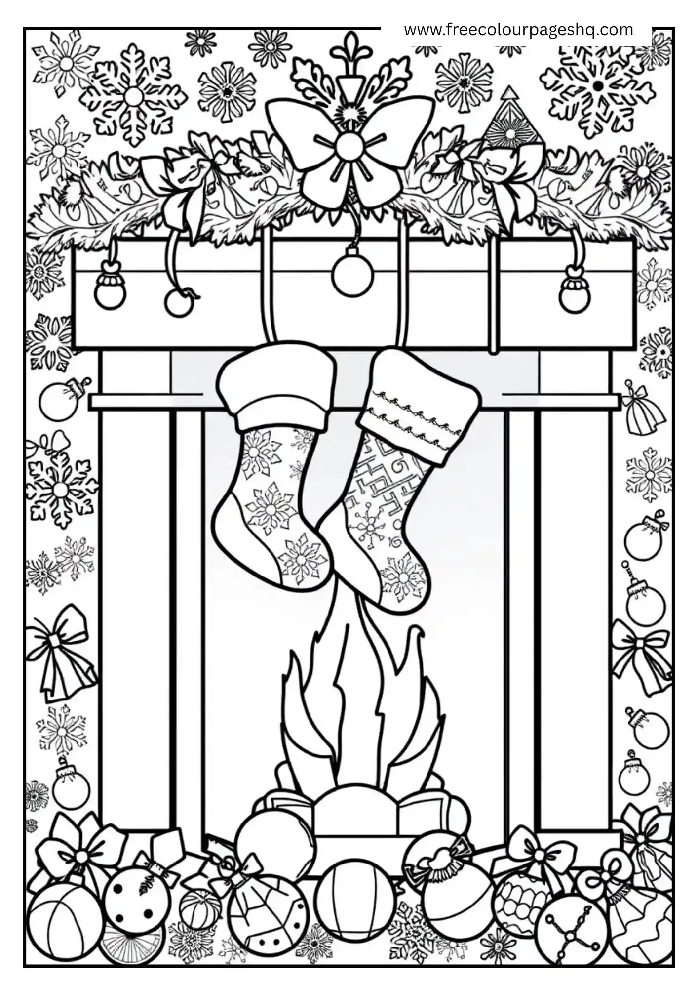 Christmas Stockings Hung