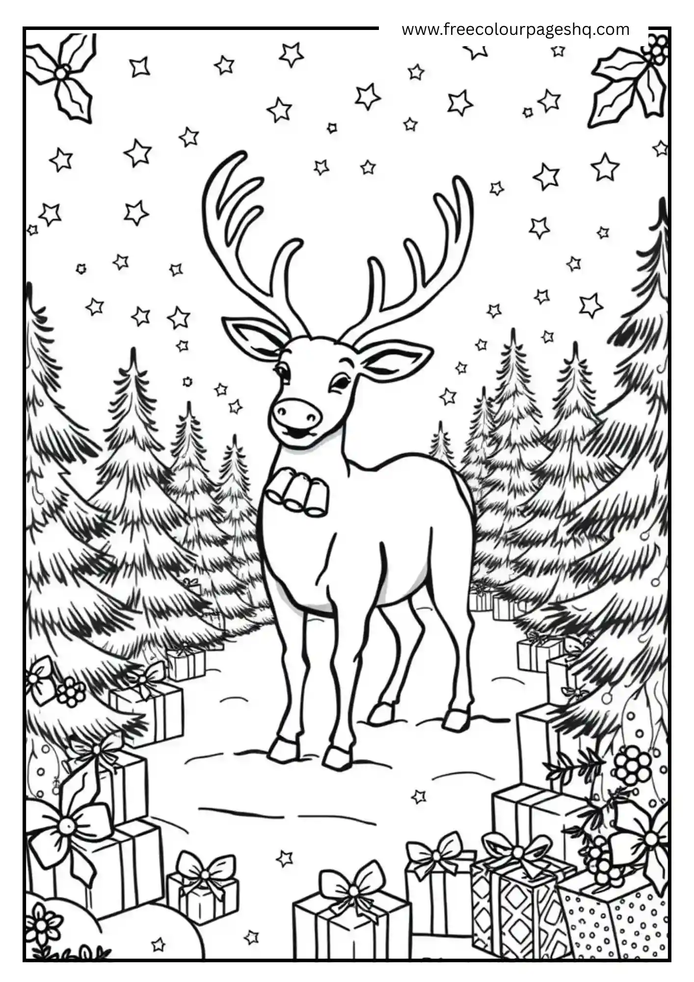 Reindeer in Forest