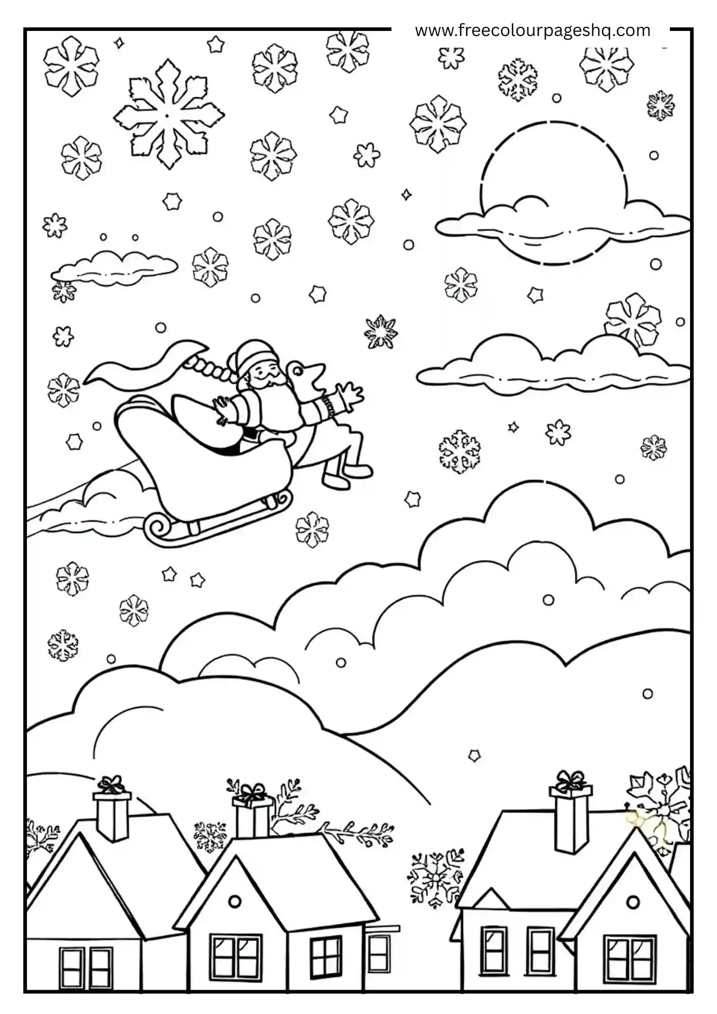 Santa with Sleigh