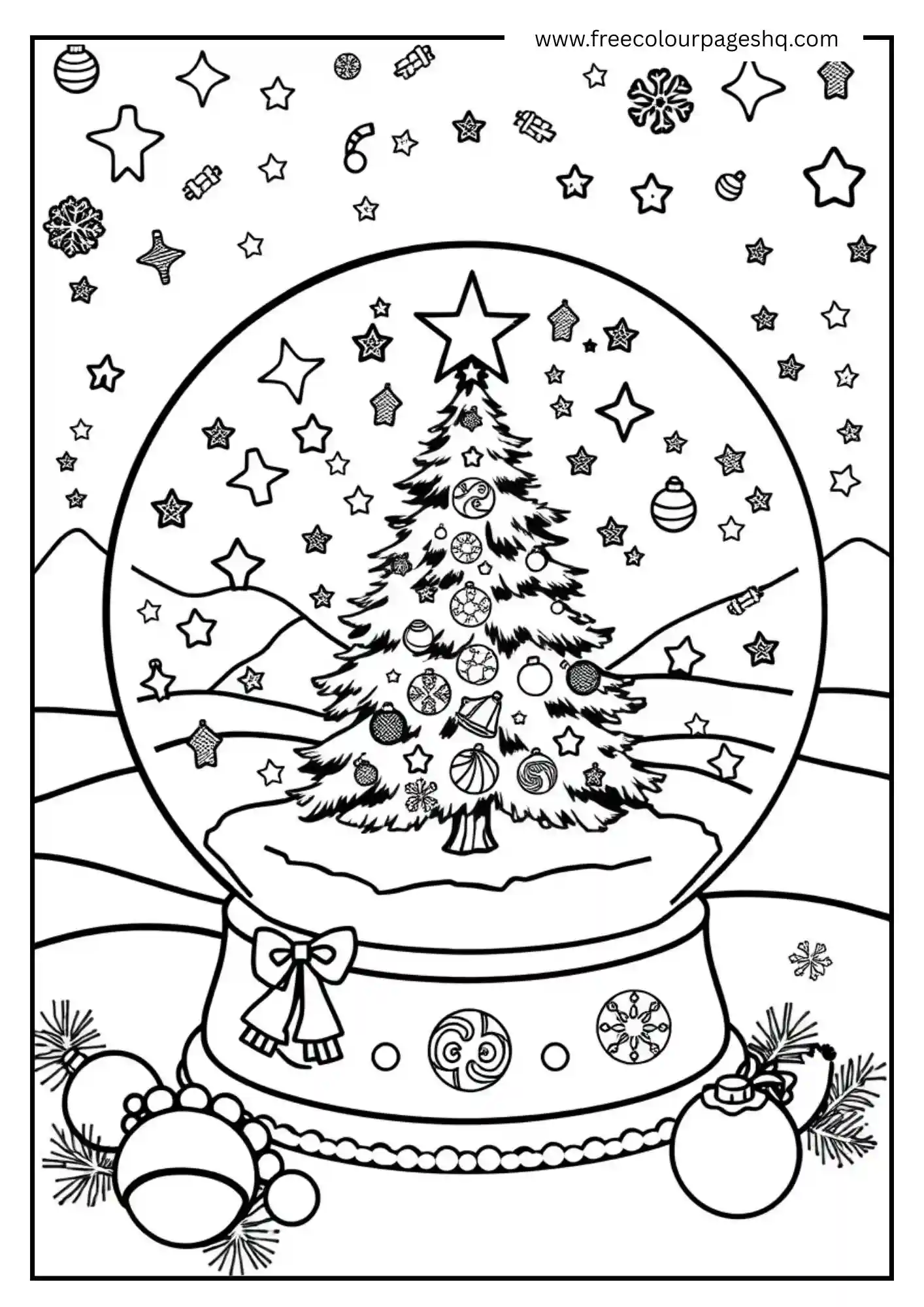 Snow Globe Scene