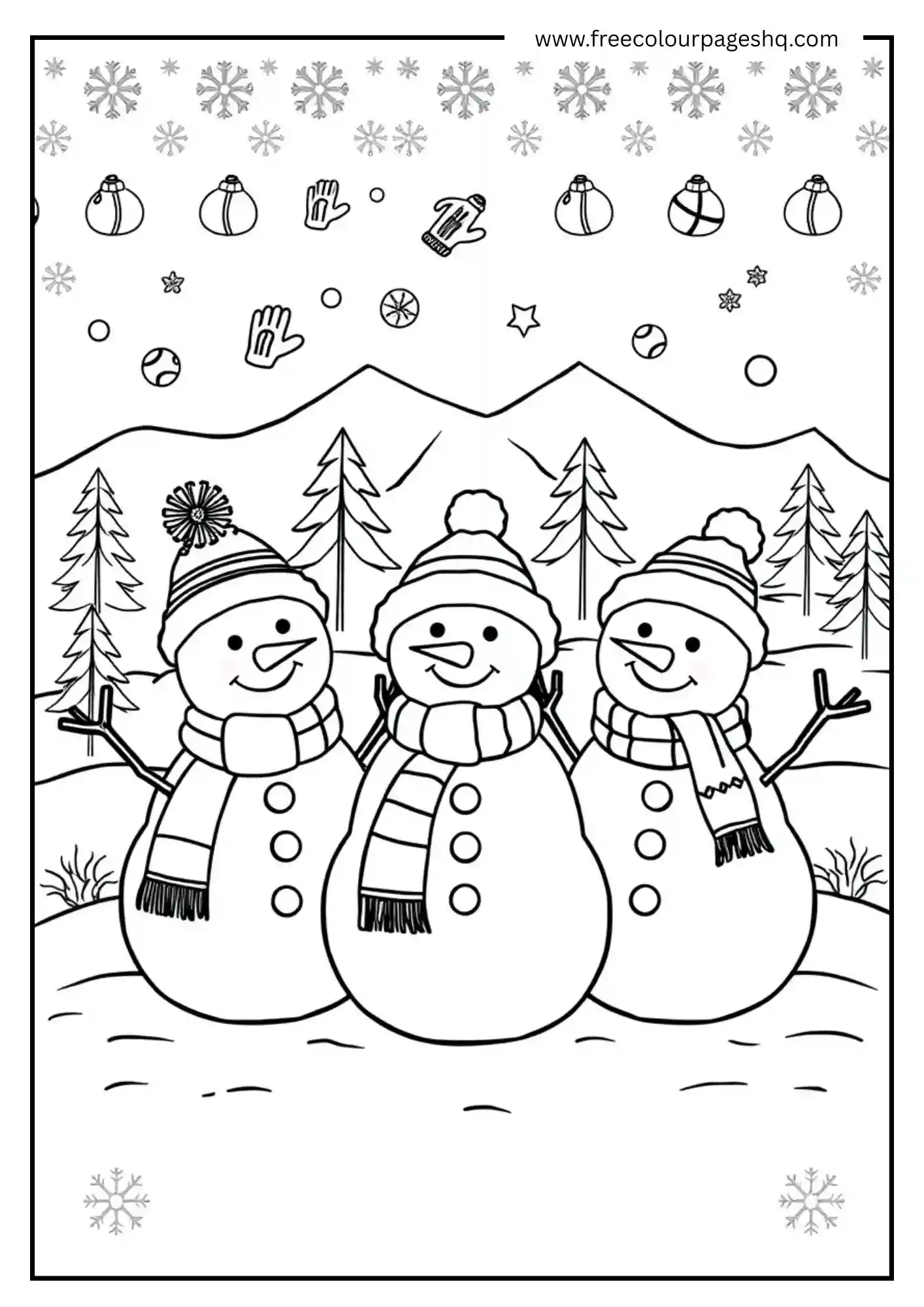 Snowman Family Fun