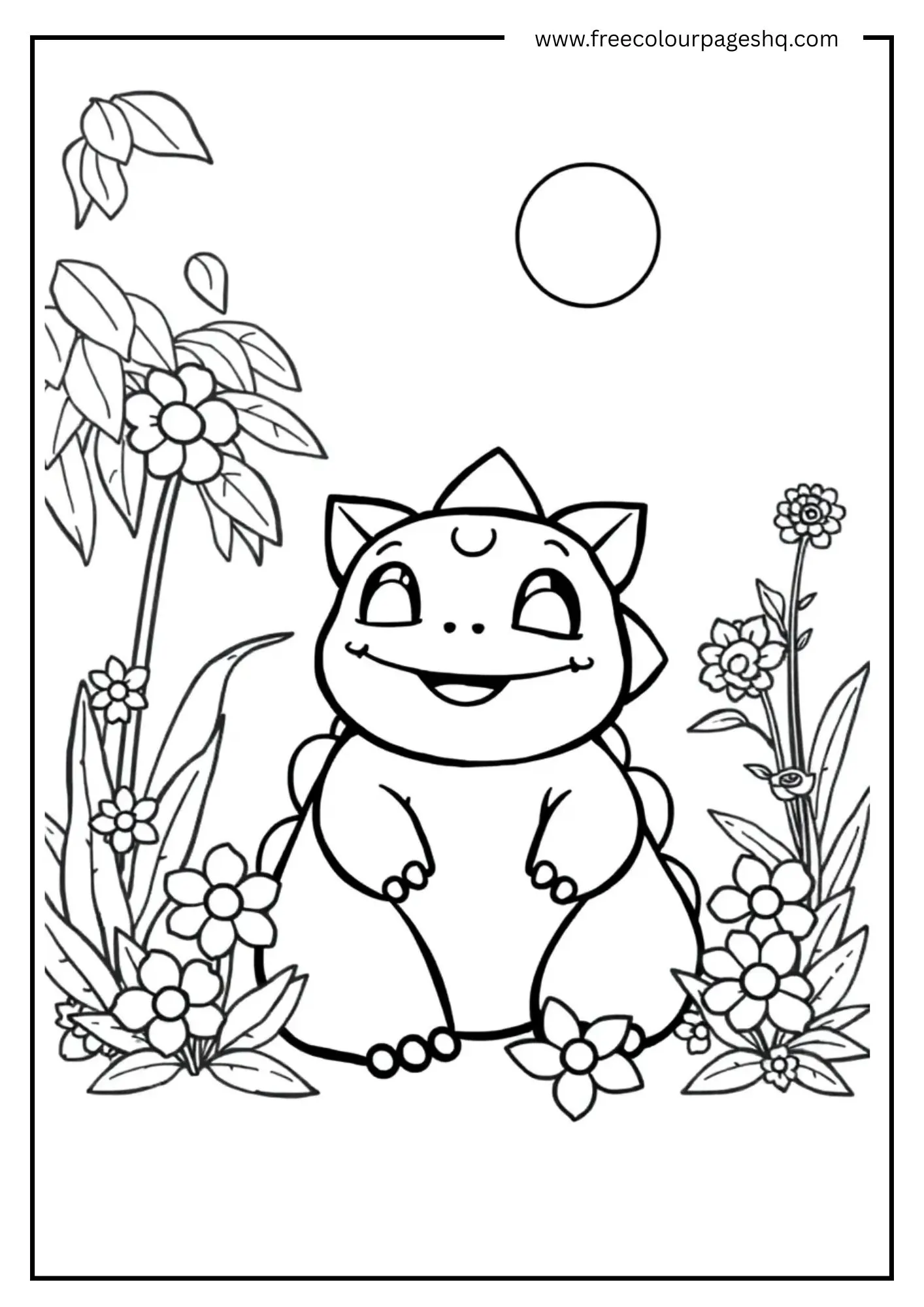 Bulbasaur in a Garden