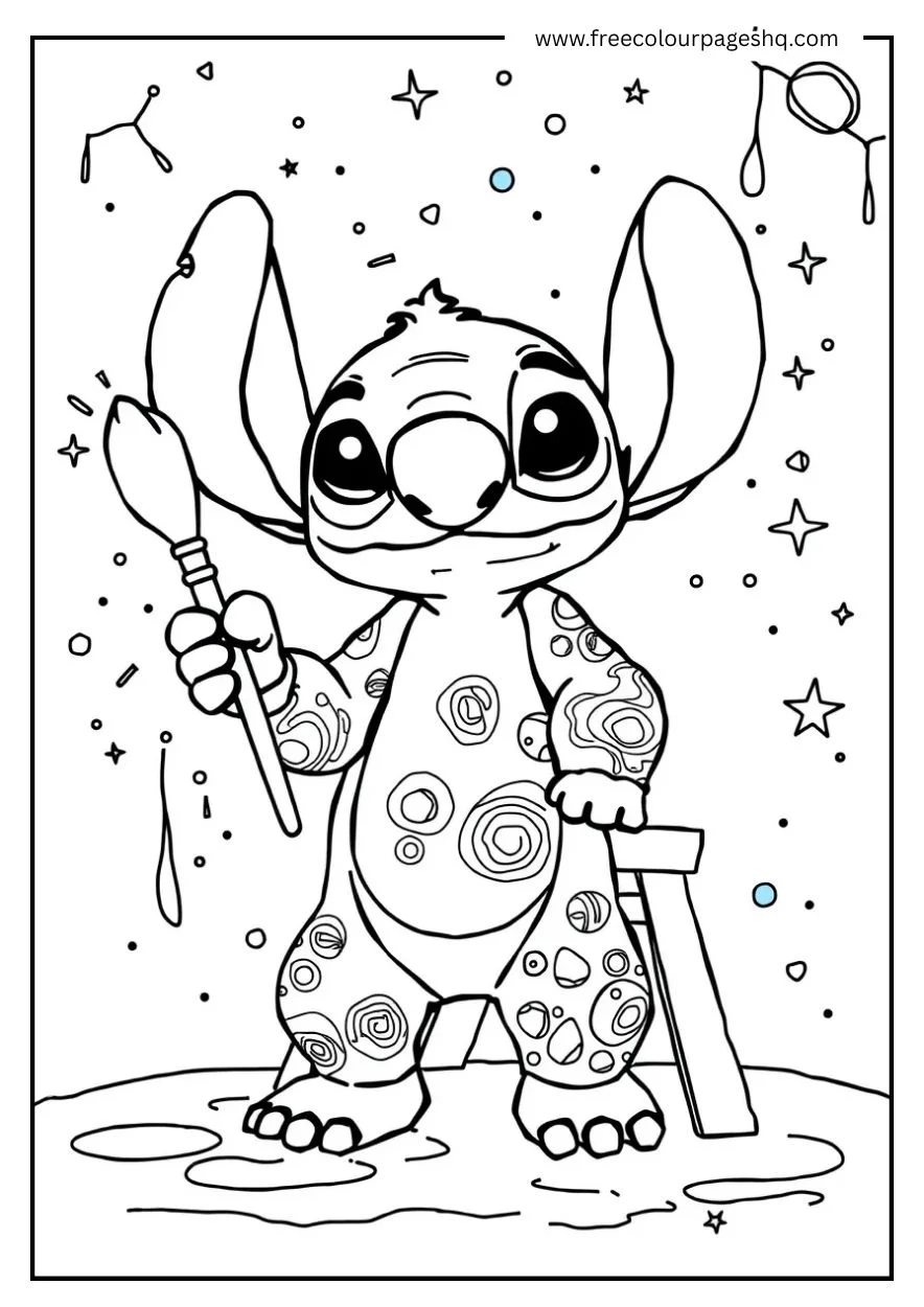 Artist Stitch Painting