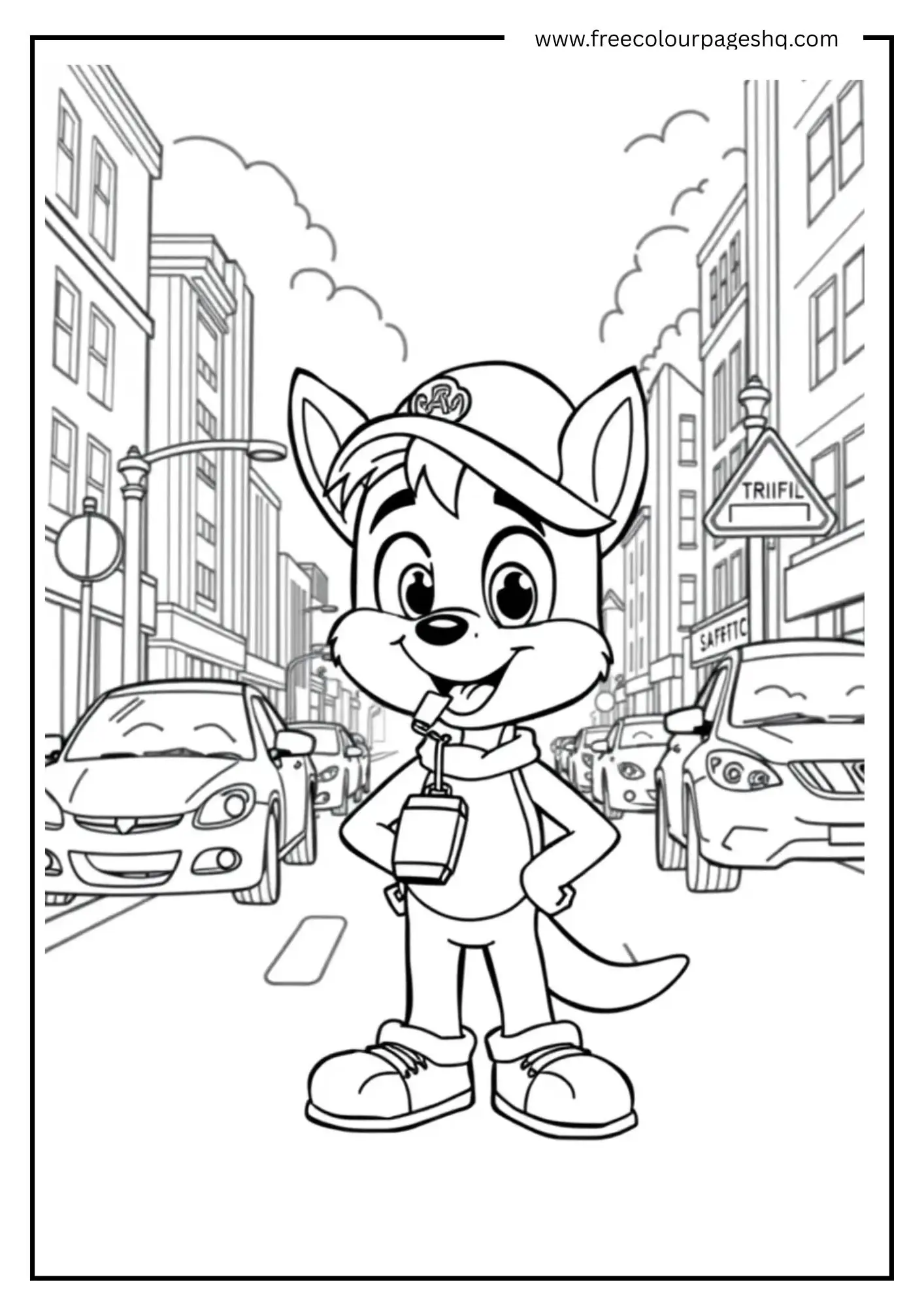 Chase Directing Traffic