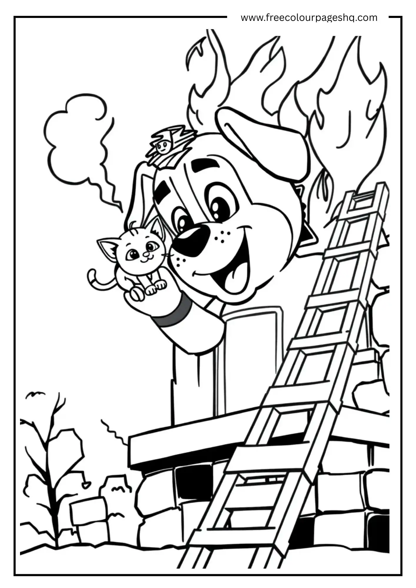 Marshall and the Fire Rescue