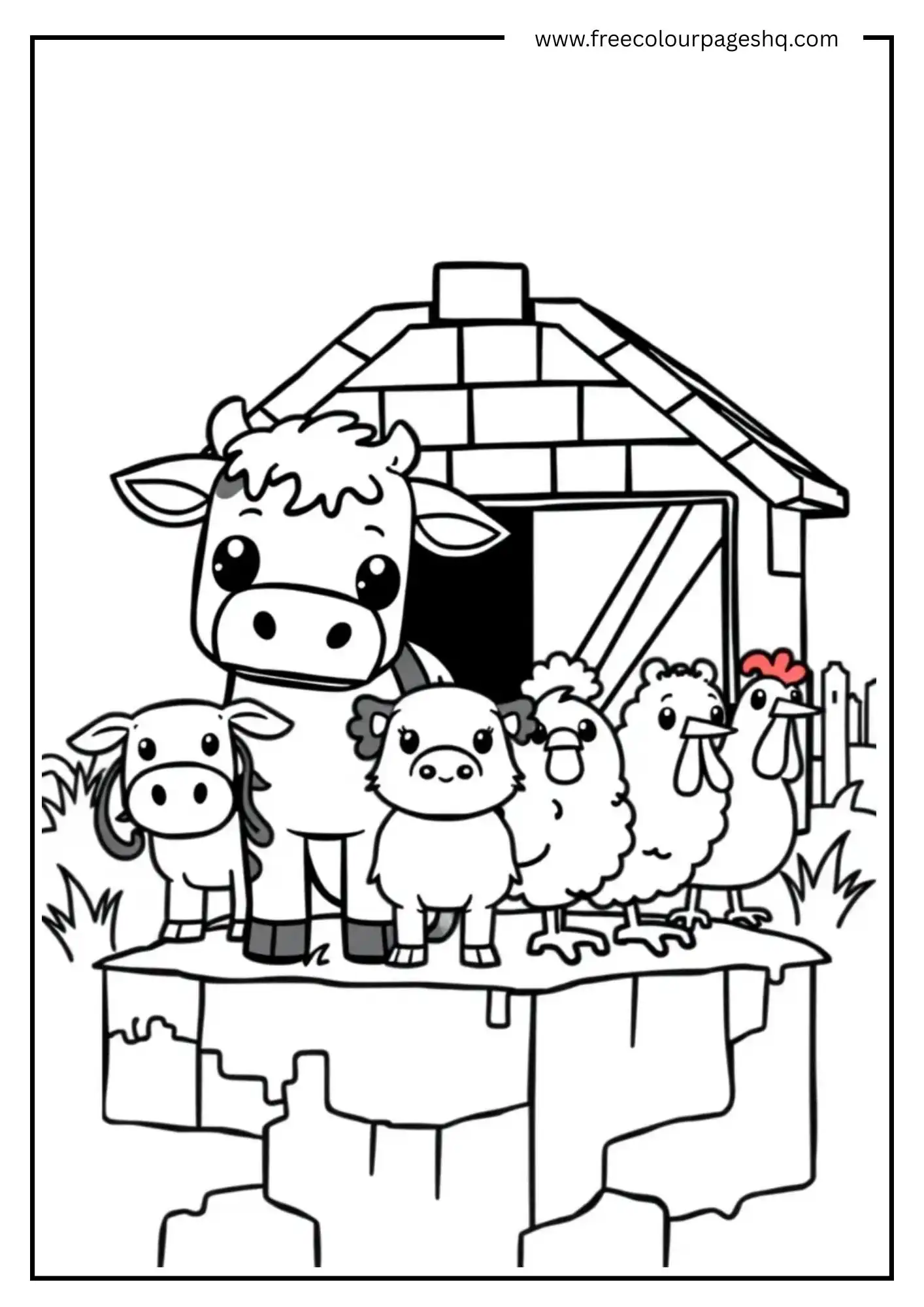 Minecraft Farm Animals