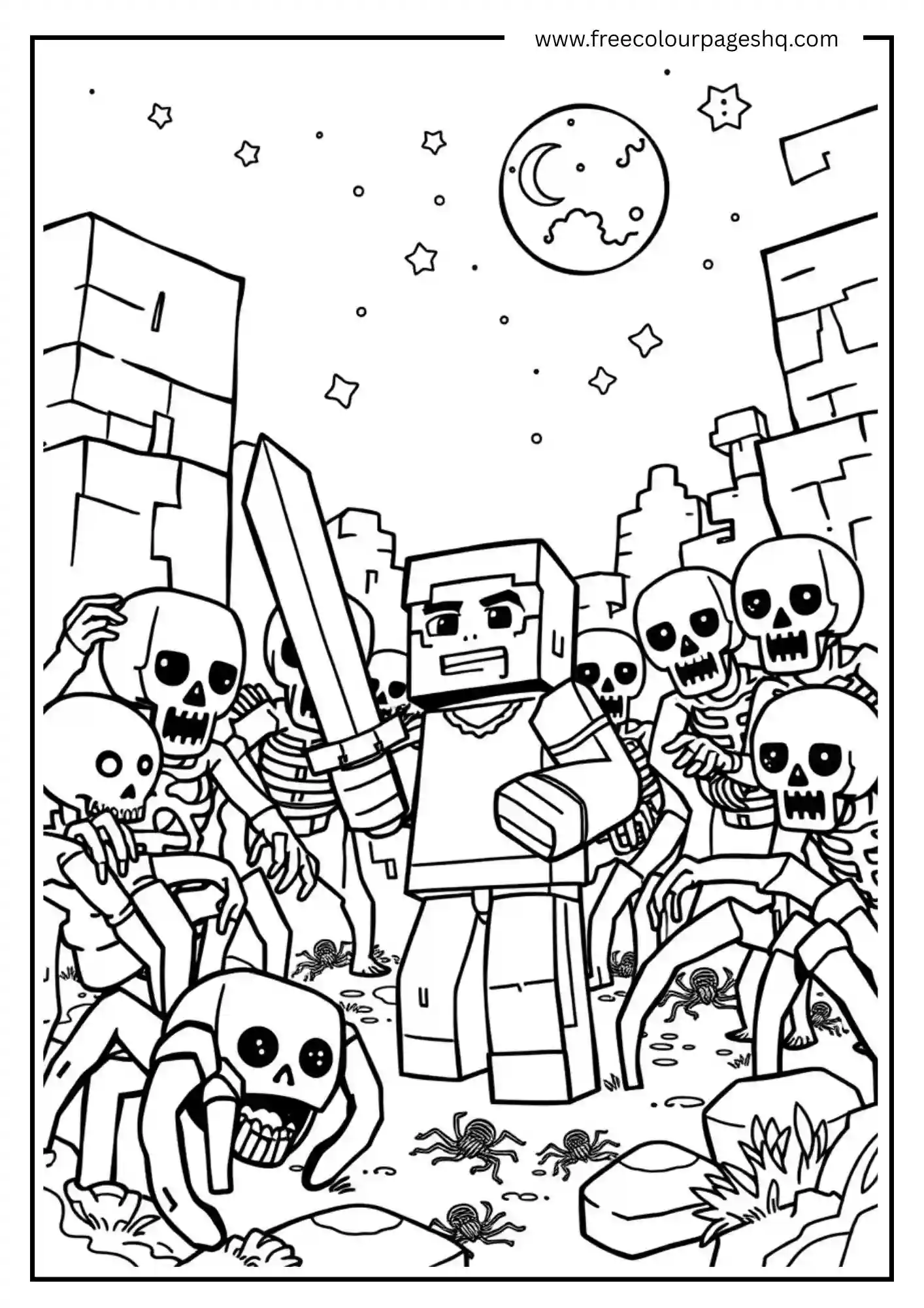 Minecraft Monster Night