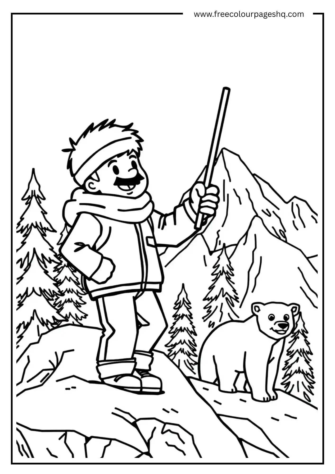 Minecraft Snowy Mountain