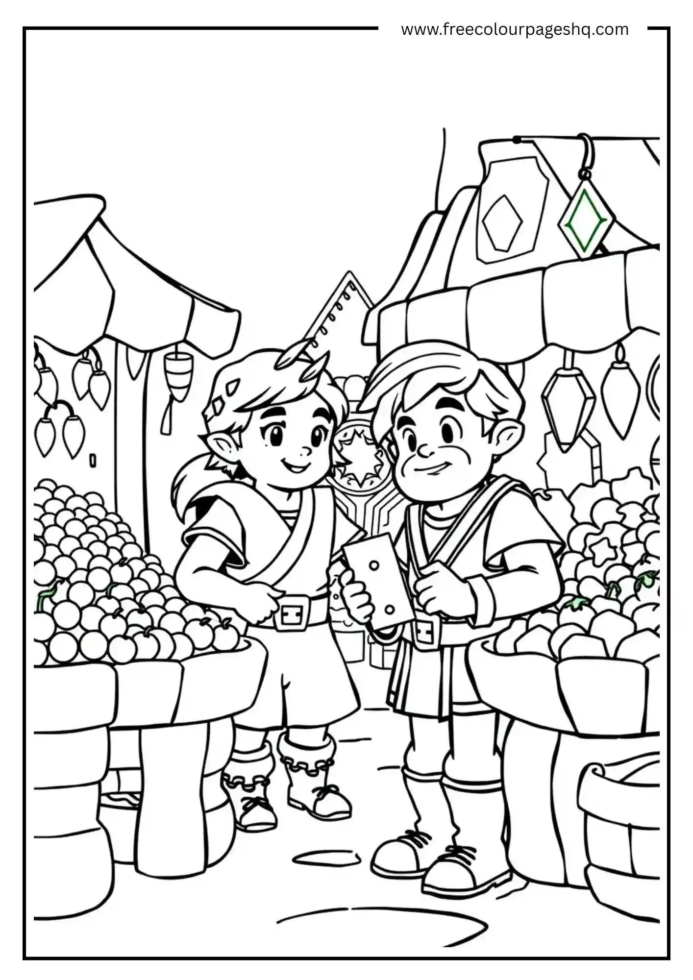 Minecraft Village Market