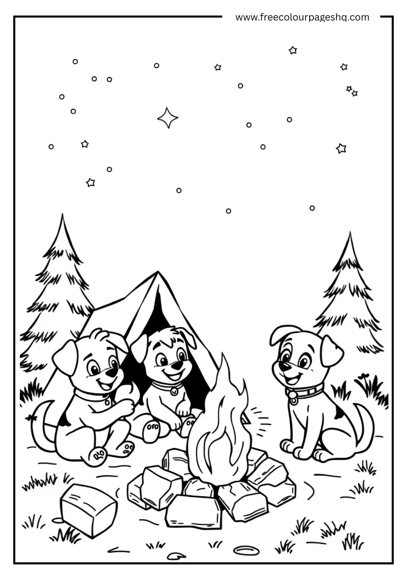 Paw Patrol Camping Trip