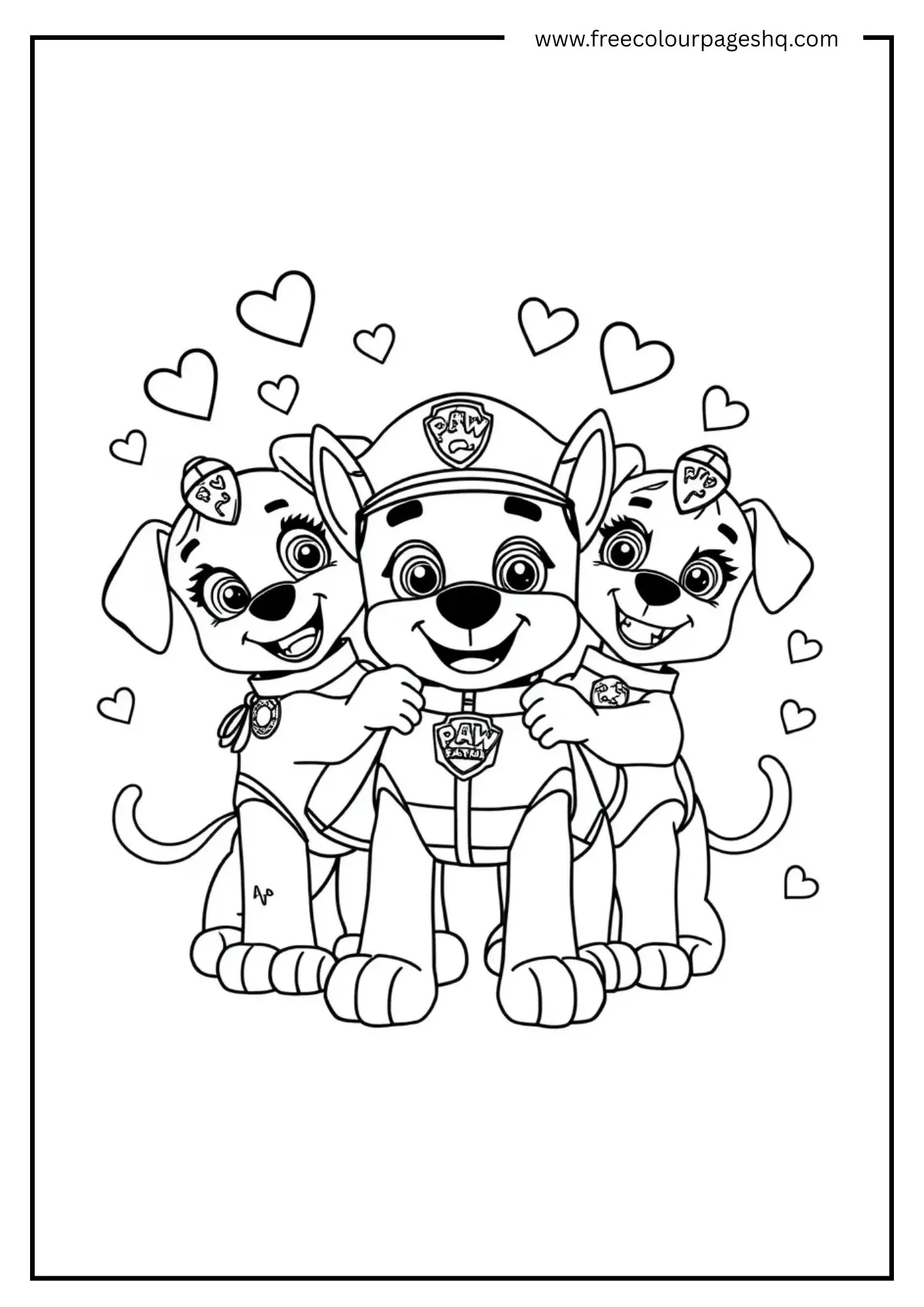 Paw Patrol Coloring pages