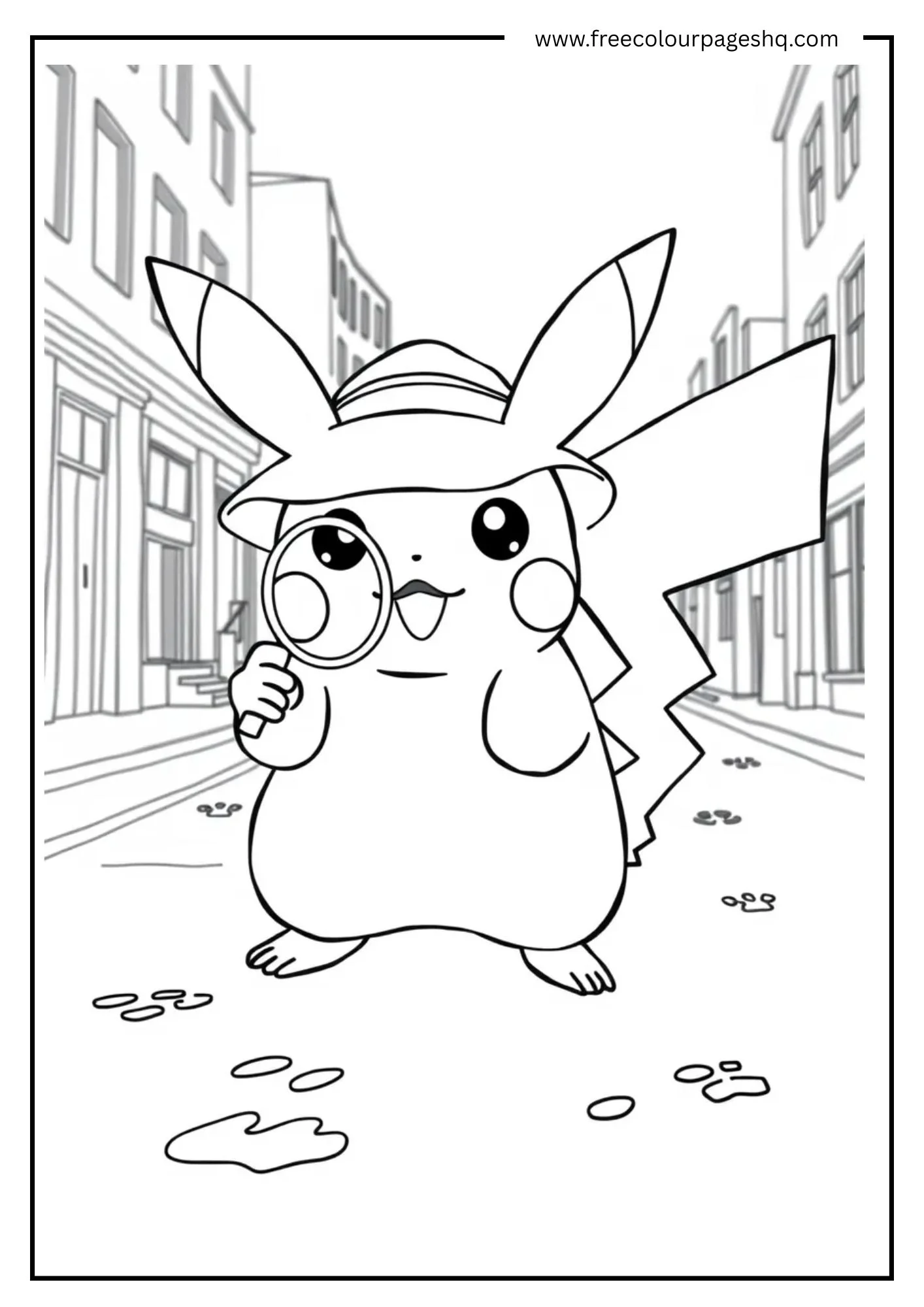 Pikachu Detective Scene