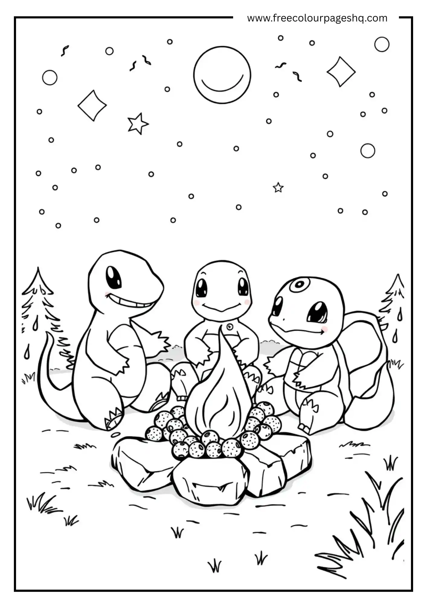Pokémon Campfire Night