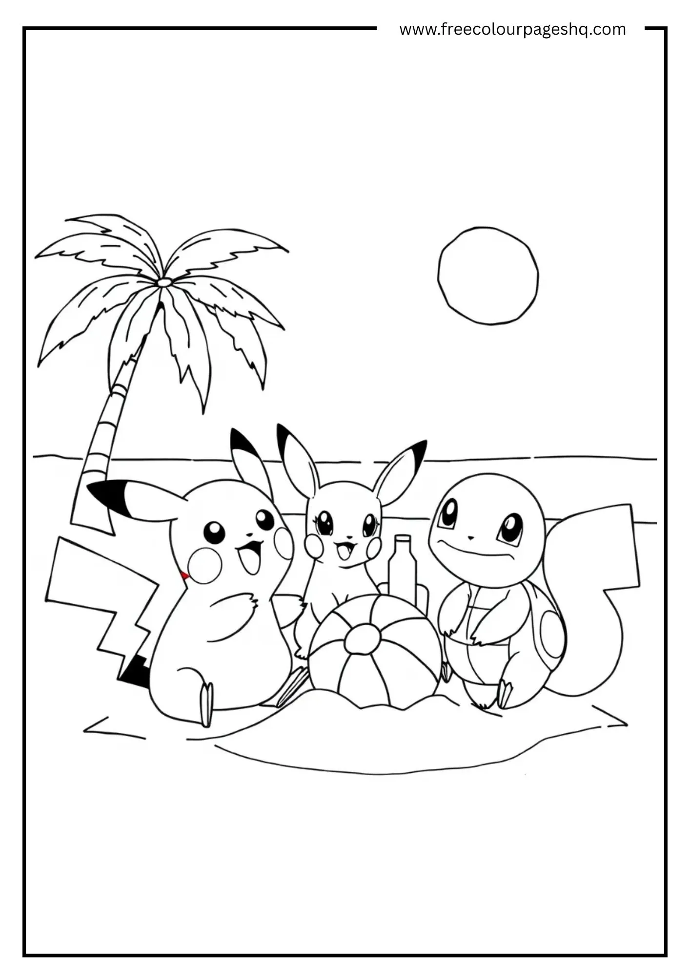Pokémon on the Beach