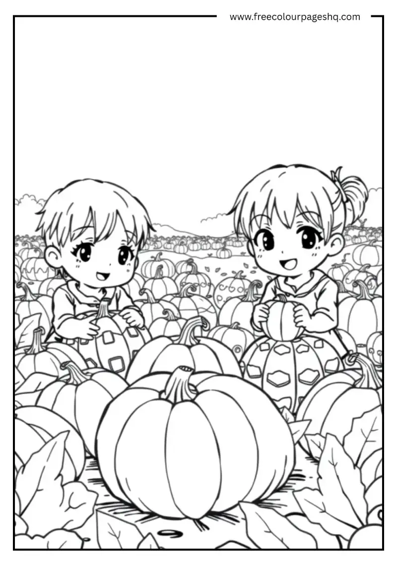 Pumpkin Patch Friends
