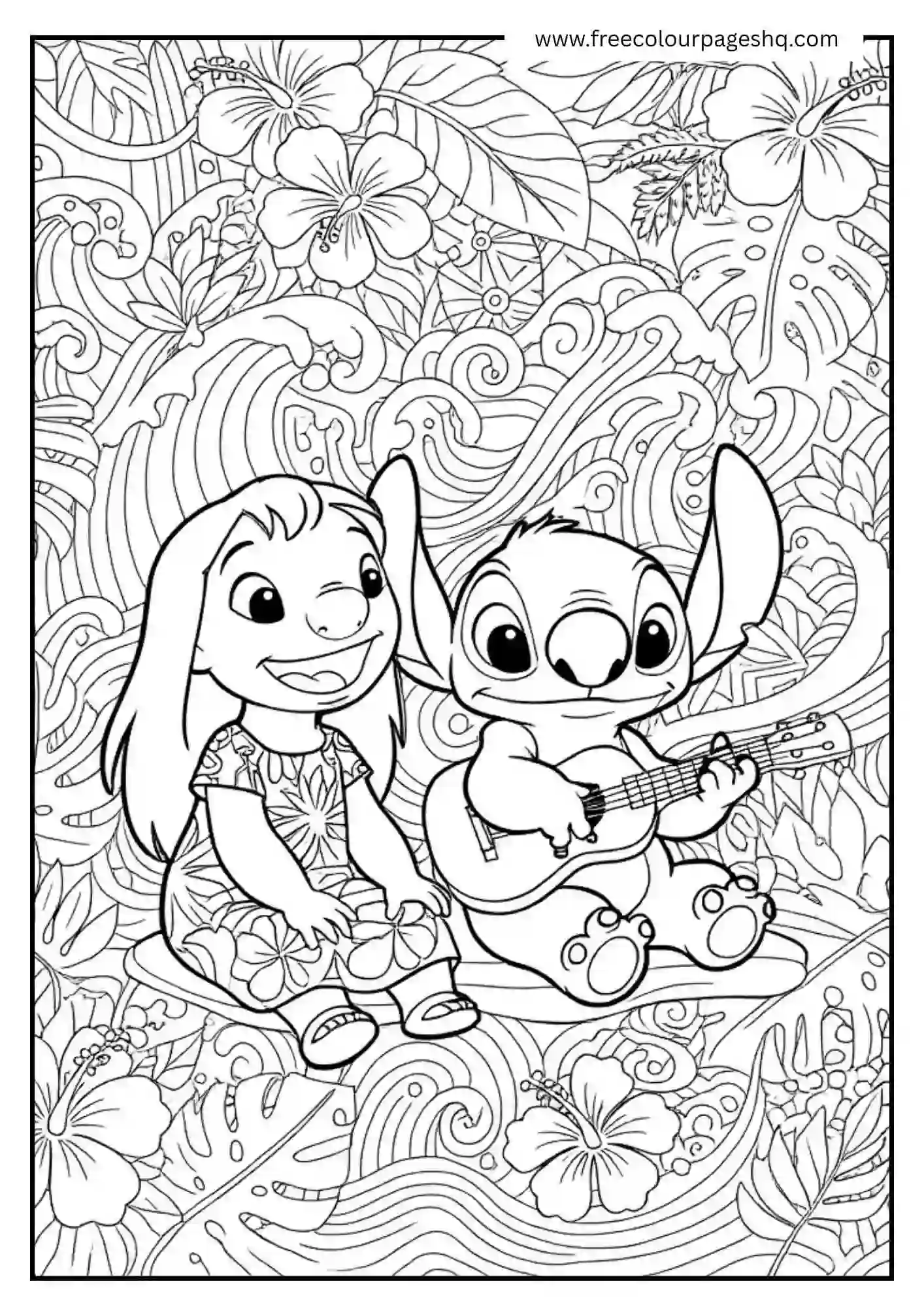 Lilo & Stitch Coloring Pages