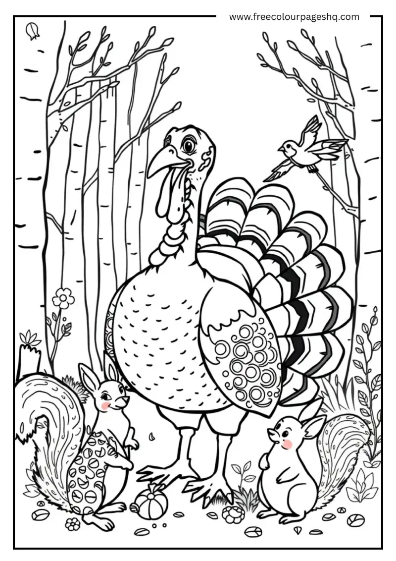Thanksgiving Coloring Pages