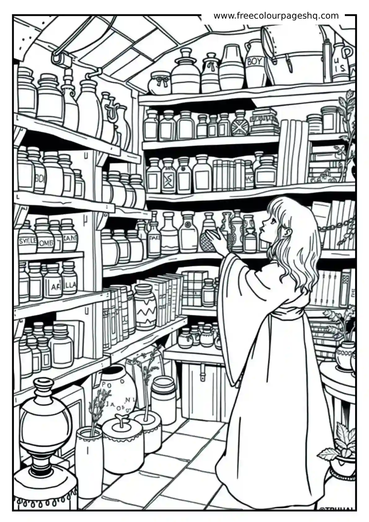 Wicked Witch’s Potion Cabinet