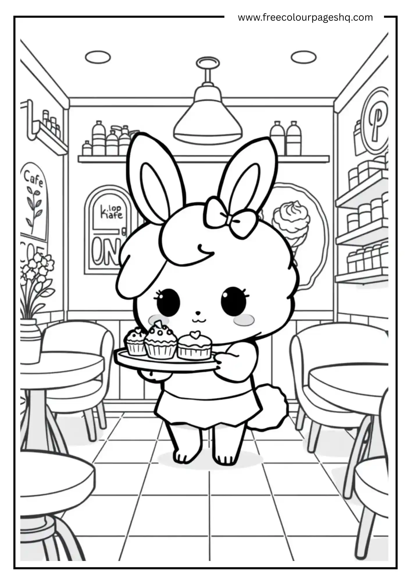 Cinnamoroll Café Scene