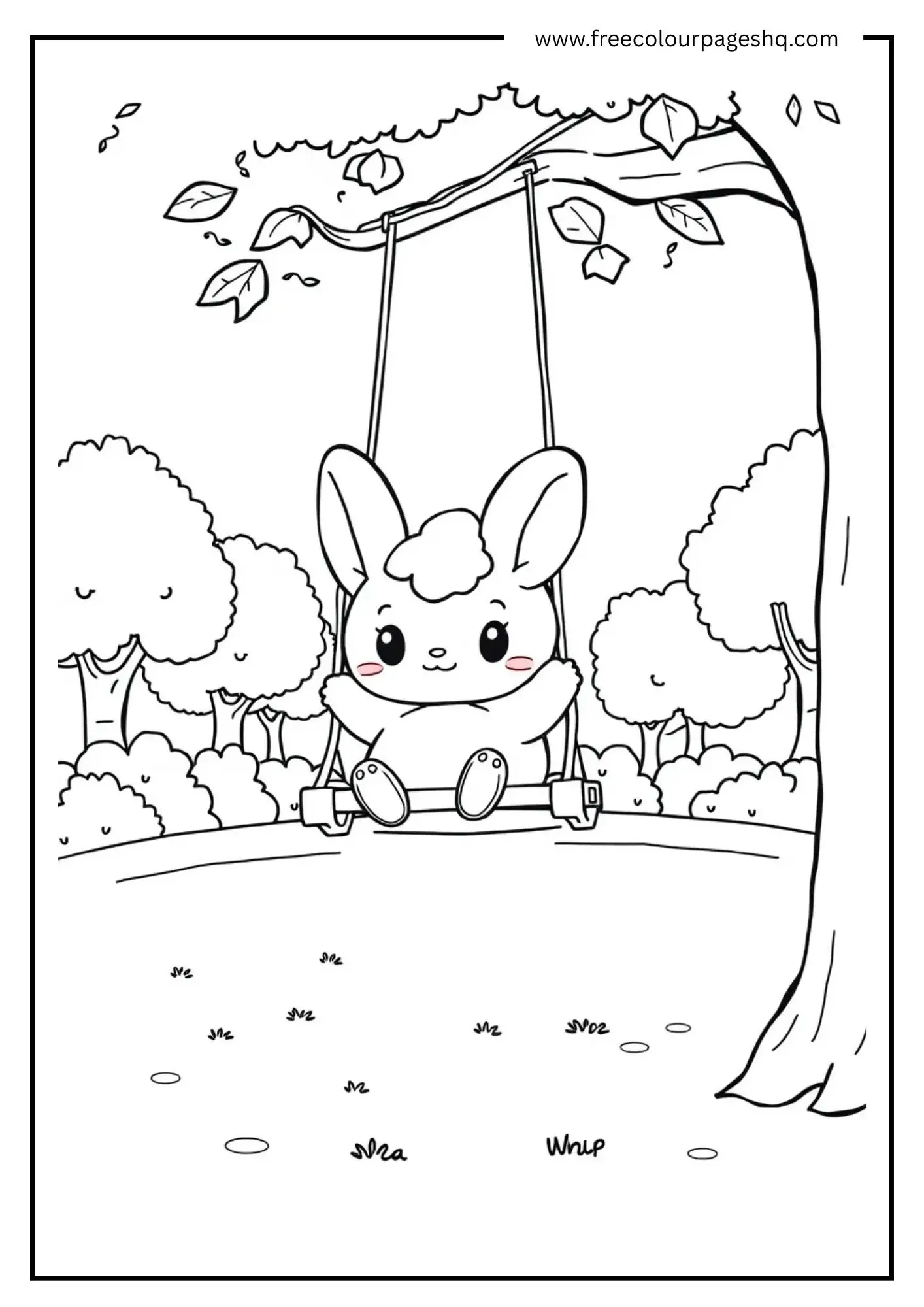Cinnamoroll Swinging