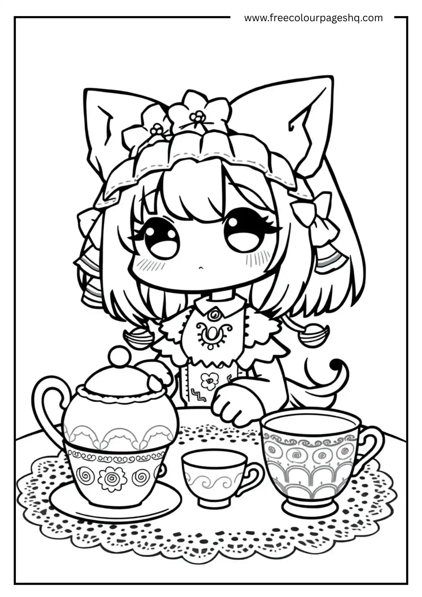 Kawaii Kuromi Tea Time Kawaii Kuromi Tea Time