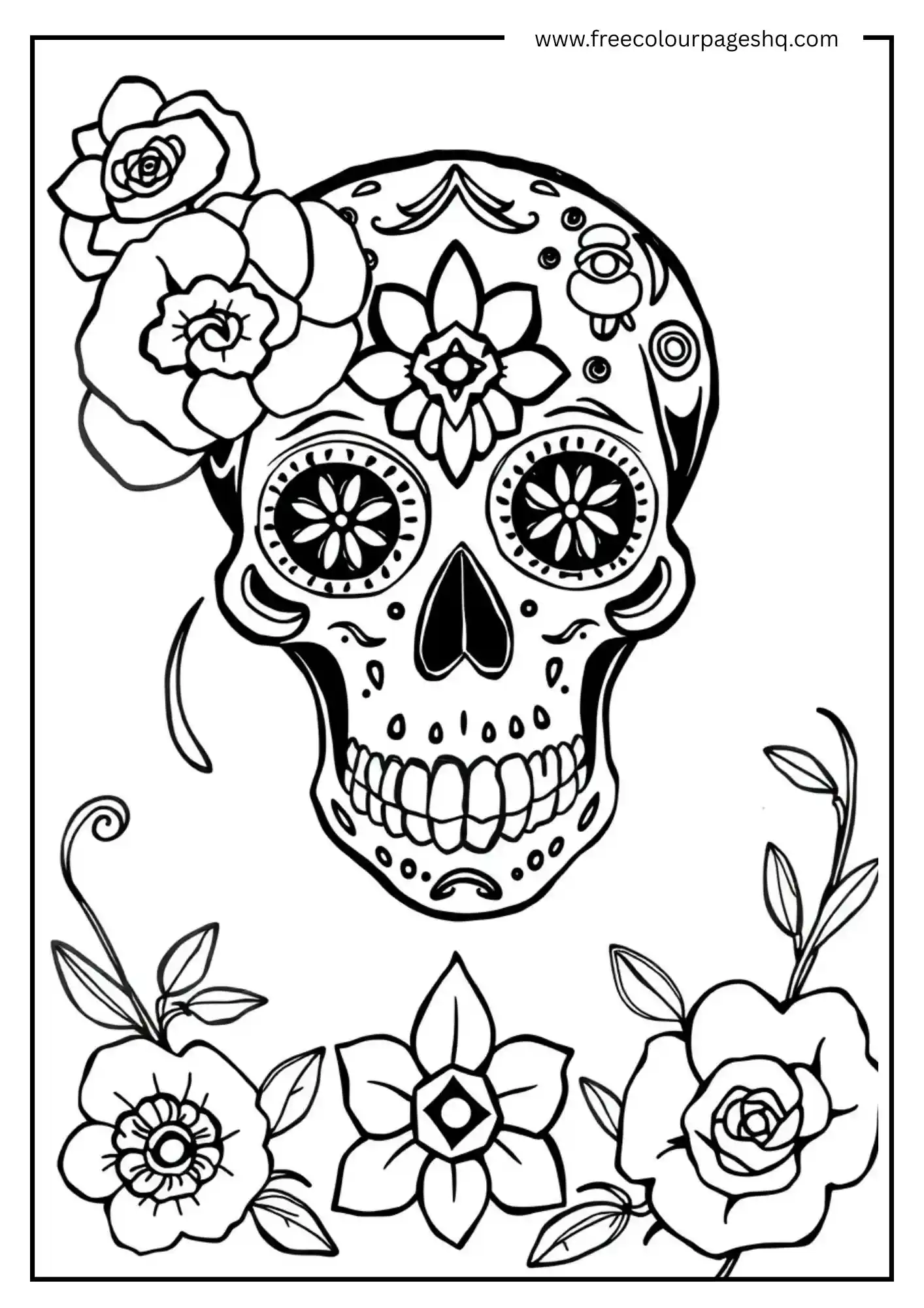 Kid Painting Sugar Skulls Kid Painting Sugar Skulls