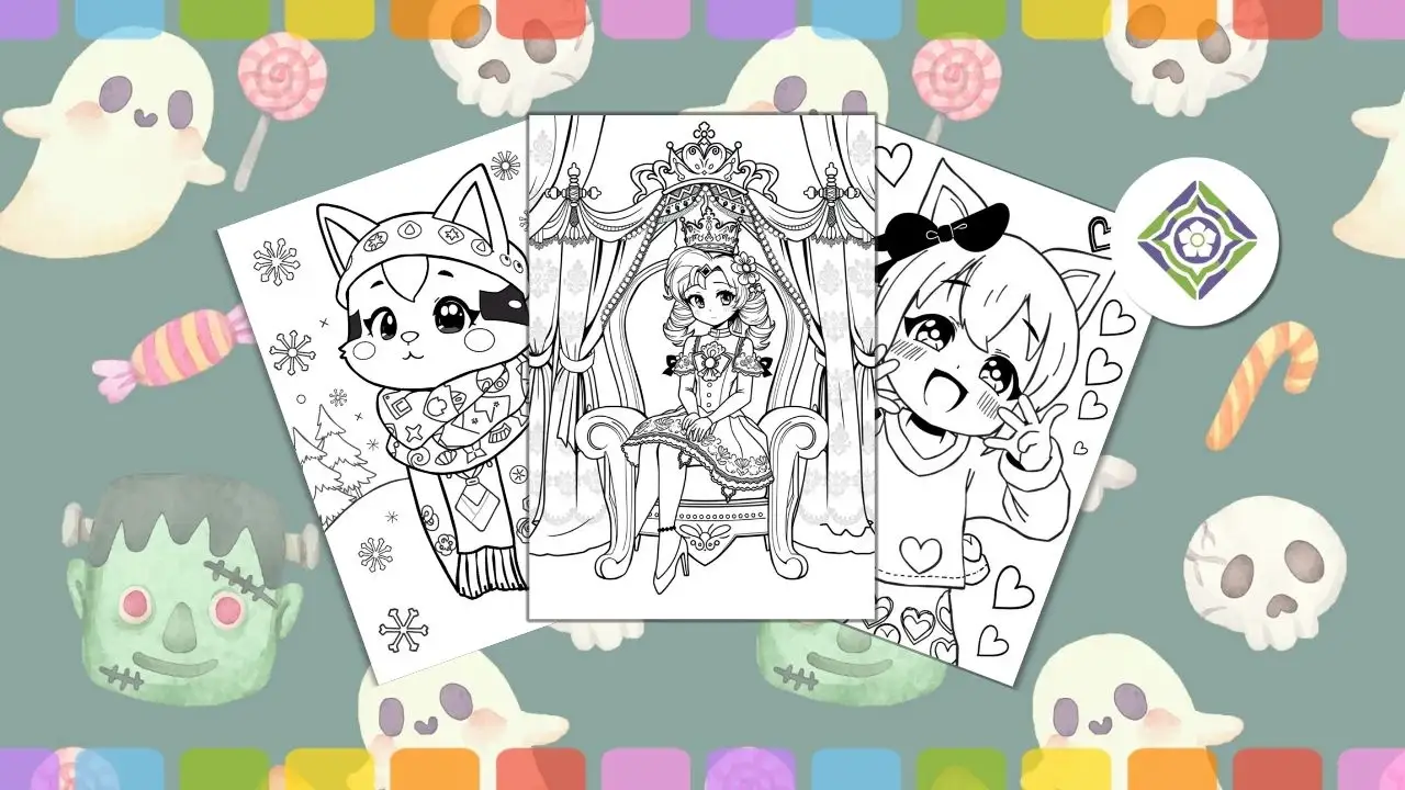 Kuromi Coloring pages