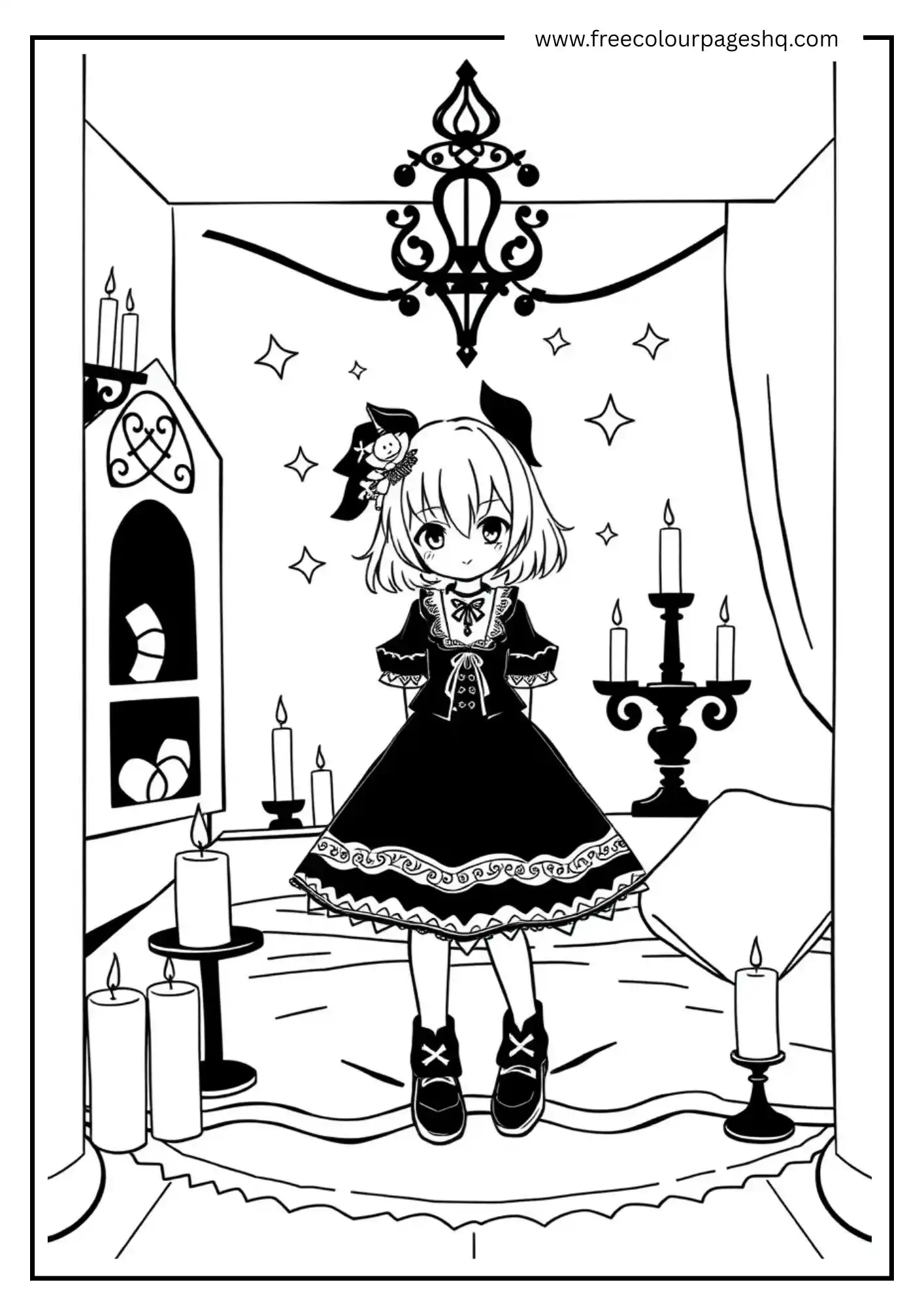 Kuromi Gothic Bedroom