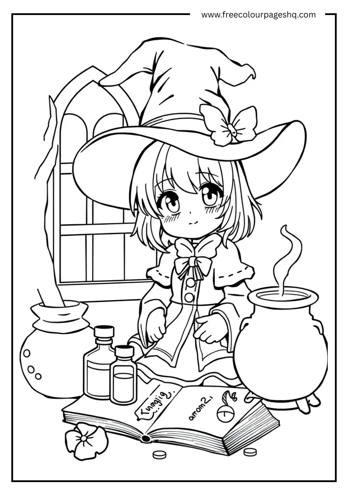 Kuromi Magical Witch Scene