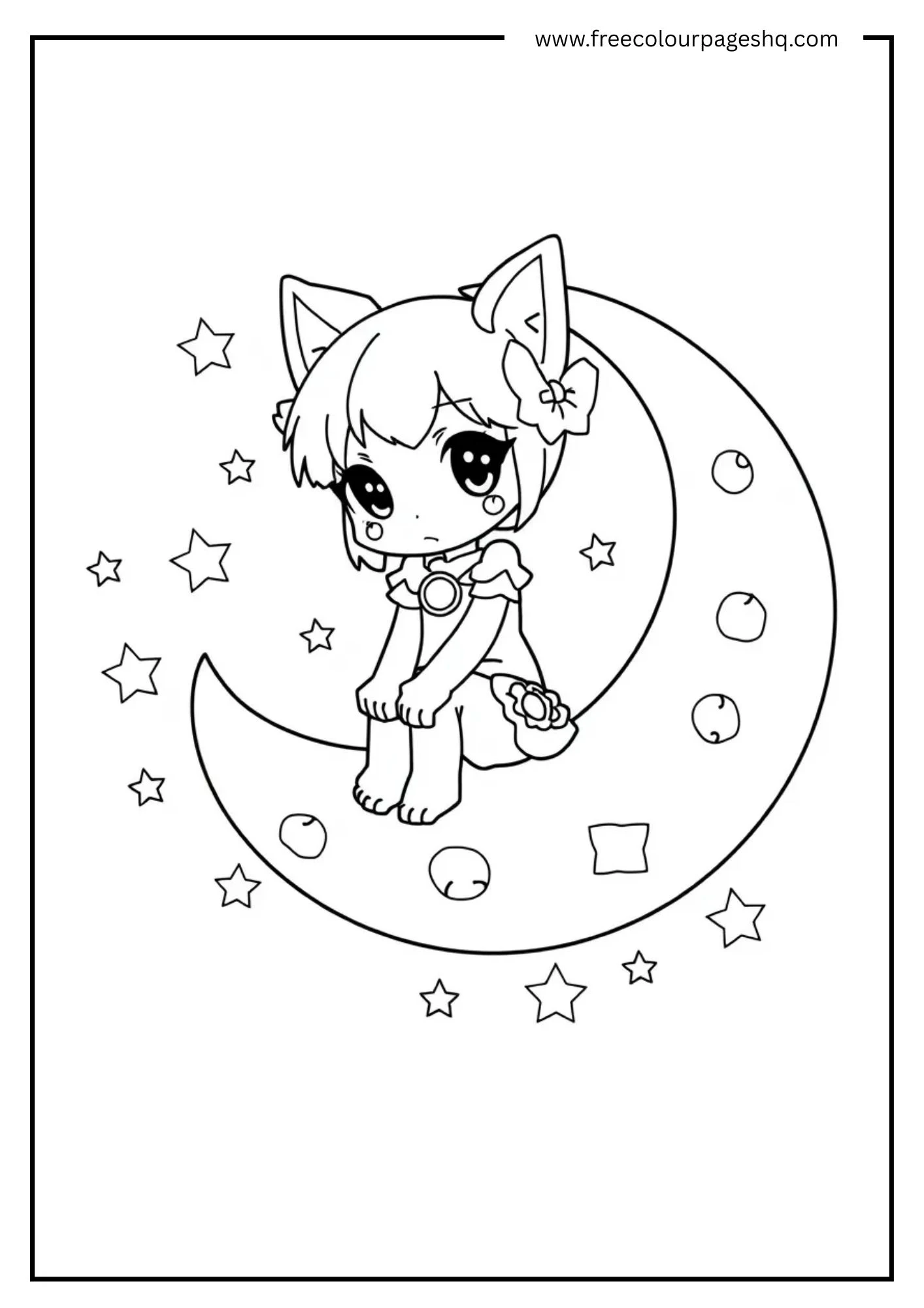 Kuromi On Moon (1) Kuromi On Moon