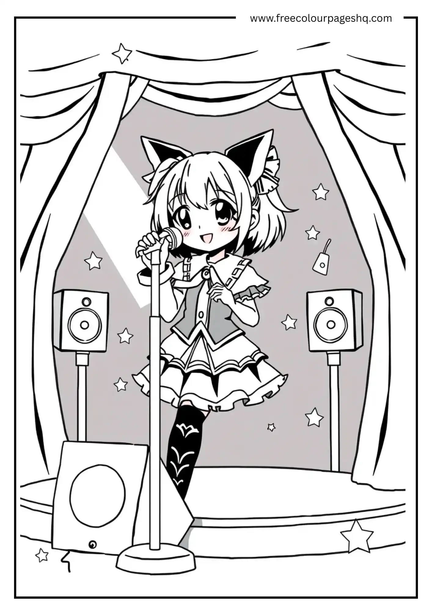 Kuromi Punk Rock Stage