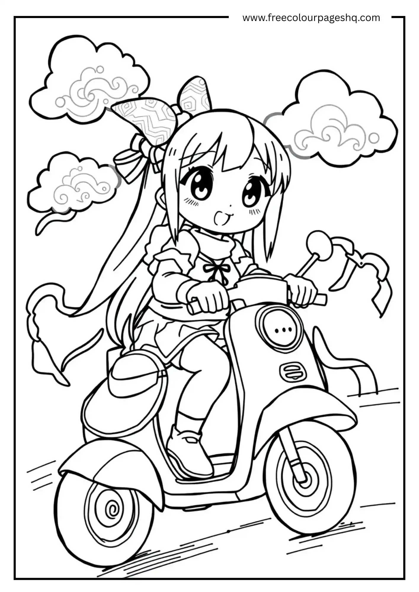 Kuromi on Scooter Kuromi on Scooter