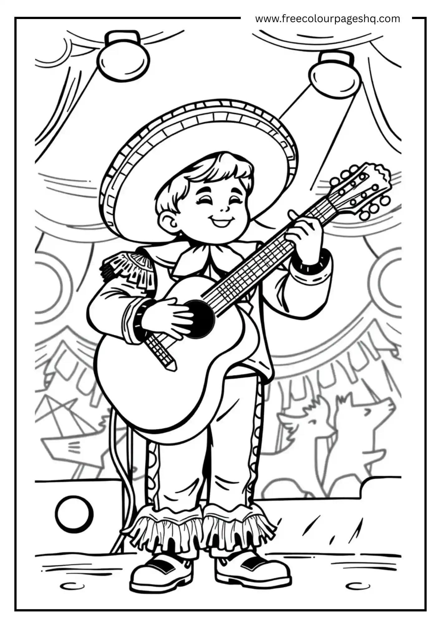 Mariachi Boy Performing Mariachi Boy Performing