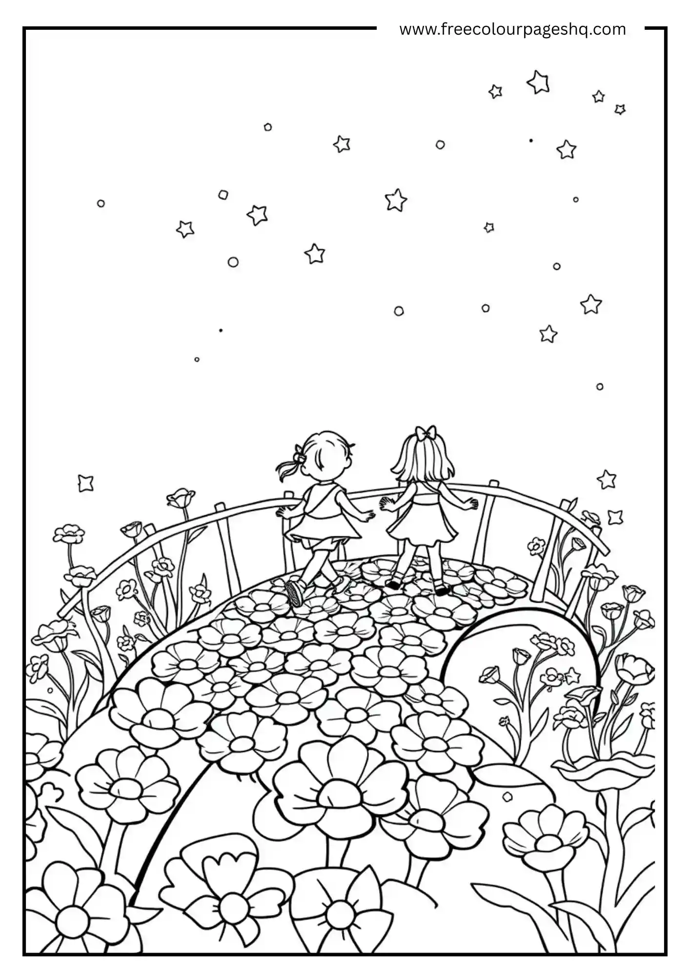 Marigold Bridge Scene Marigold Bridge Scene