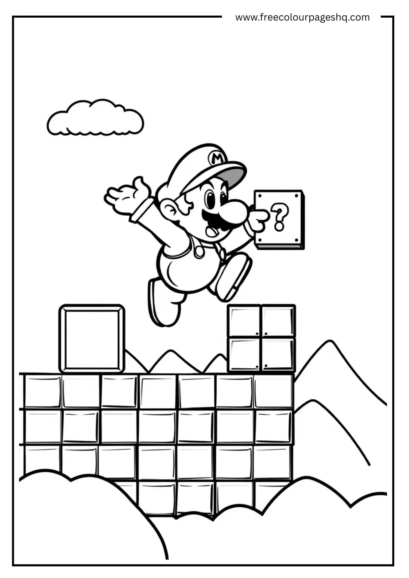 Mario Punching a Block 