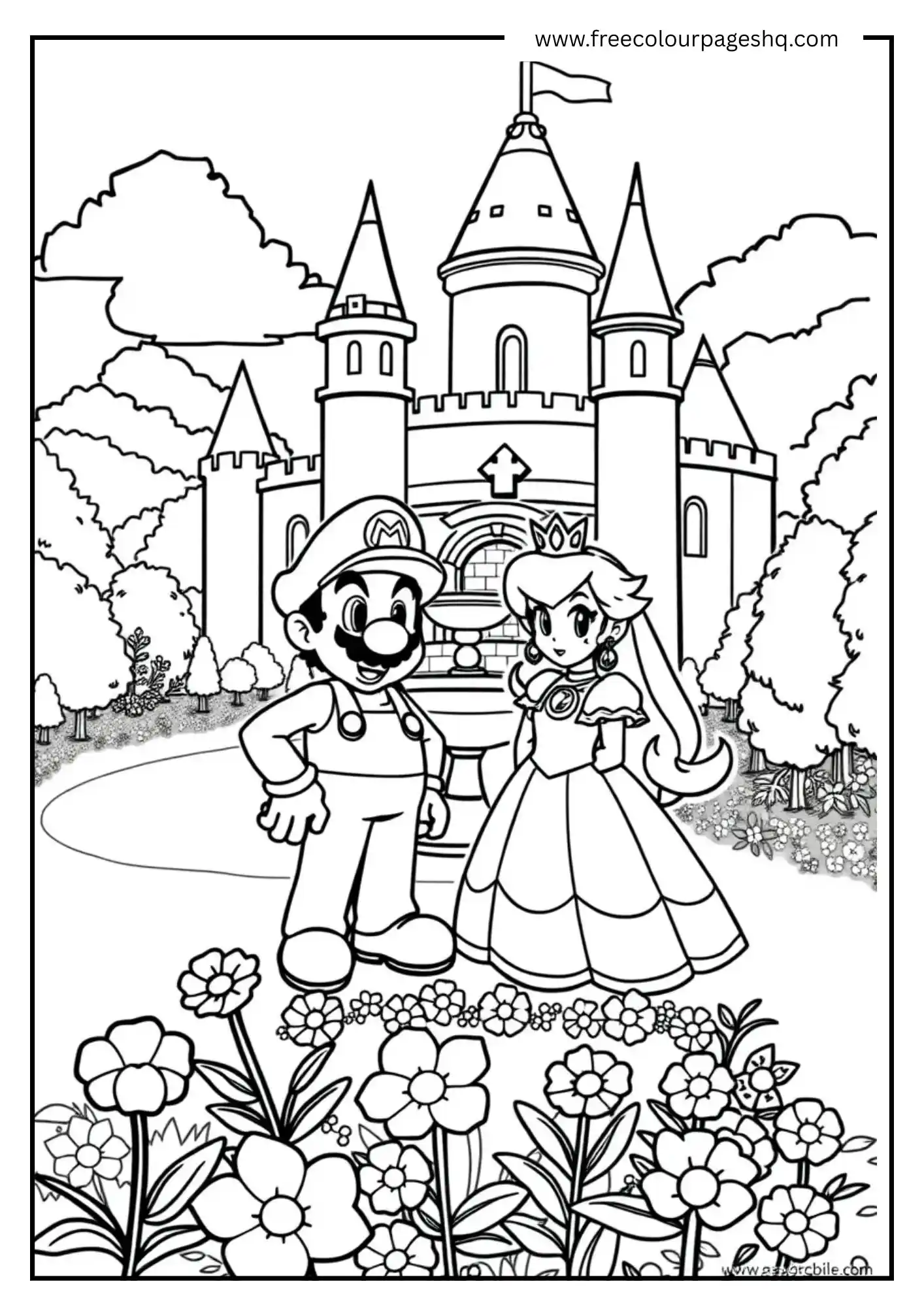 Mario with Princess Peach