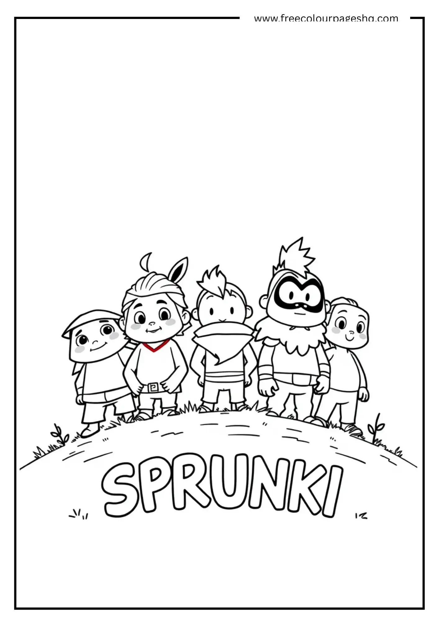 Sprunki 5-Character Page