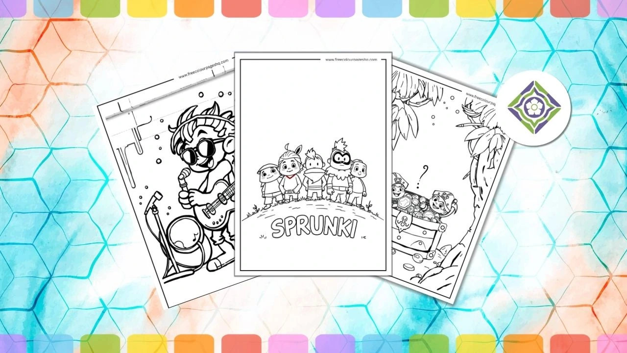 Sprunki Coloring pages